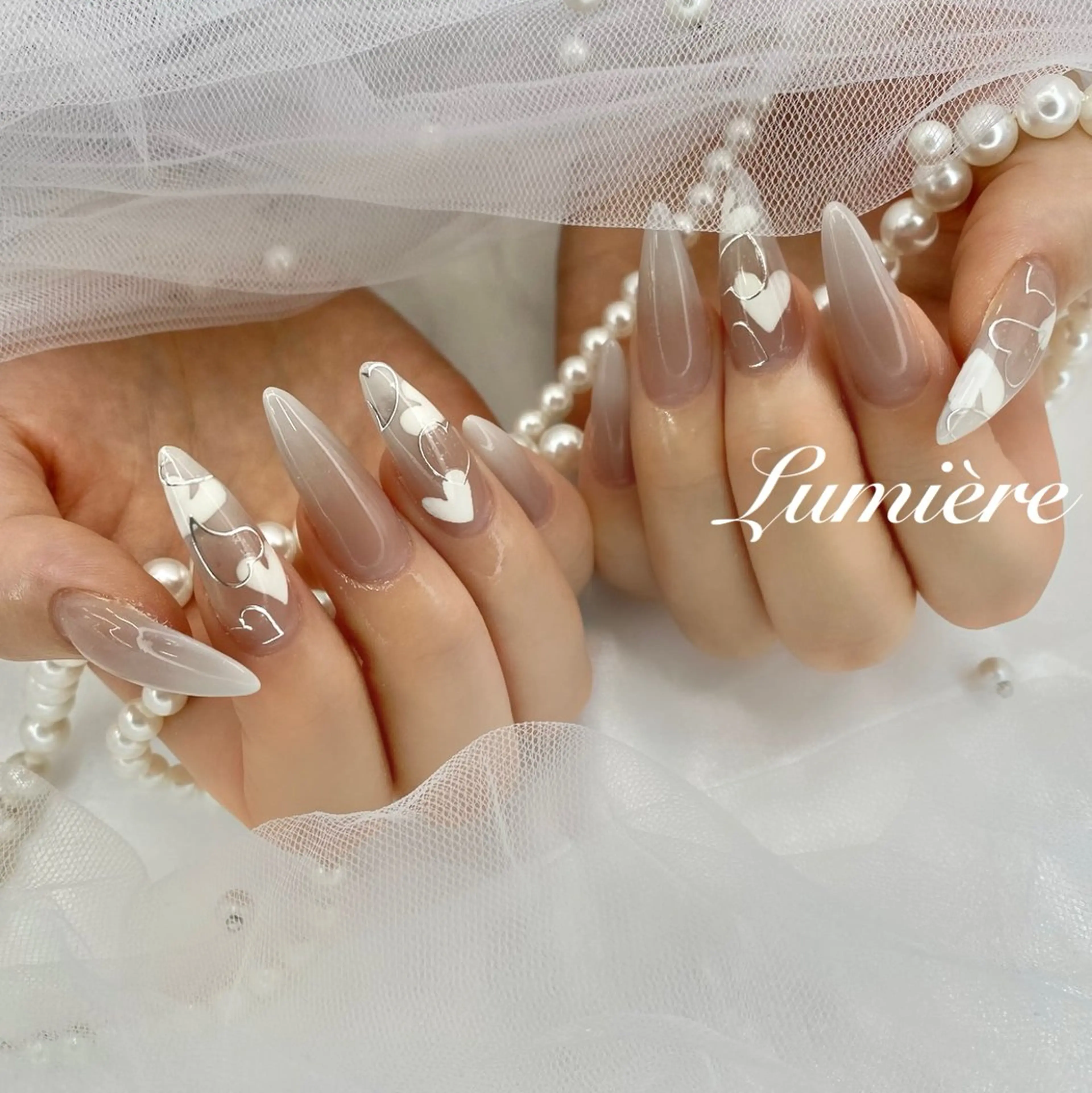 ネイル アートネイル Lumière｜ ロング｜ワンホンのネイルデザイン