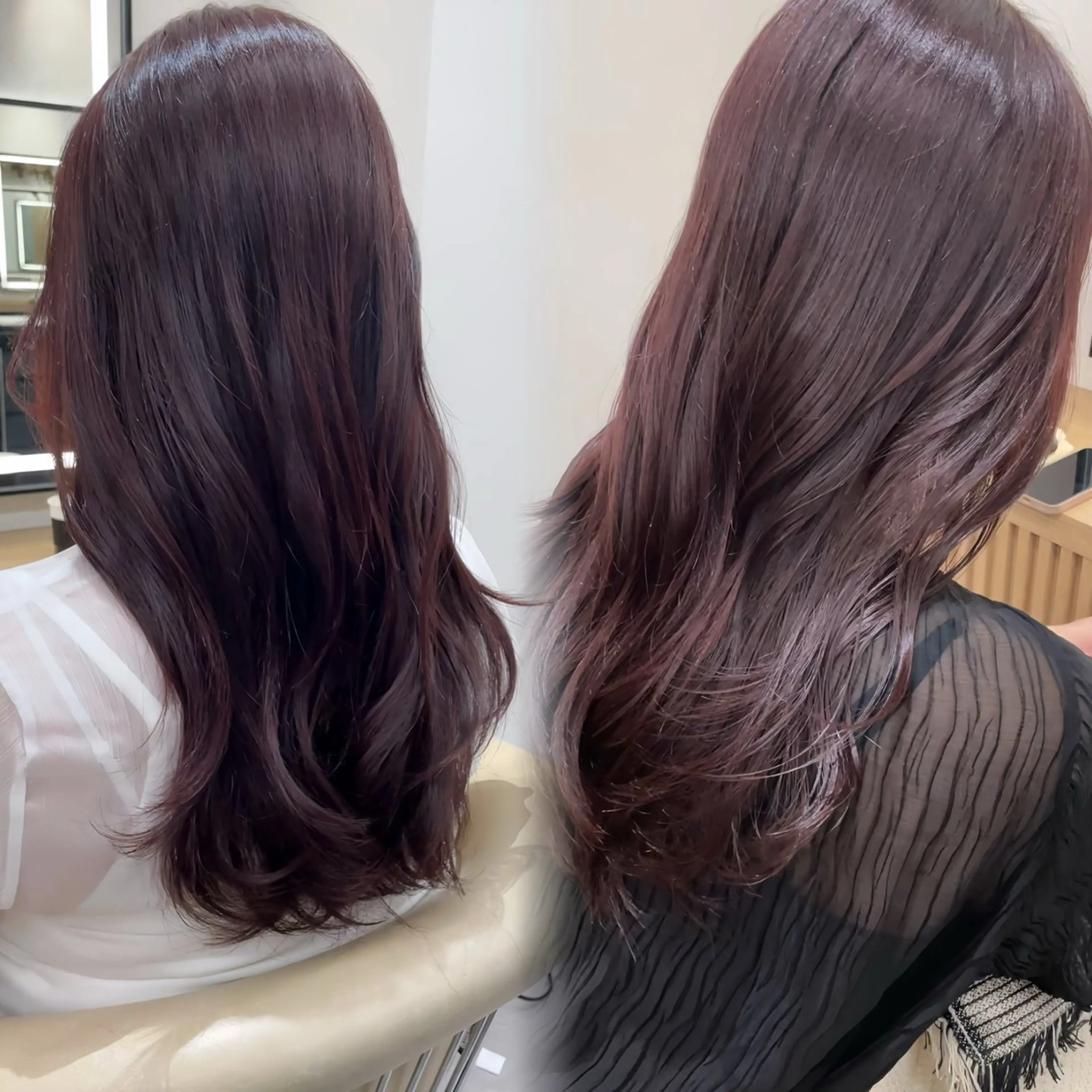 カラー レイヤー/暖色カラー /パーマ/落合 歩夢のヘアスタイル