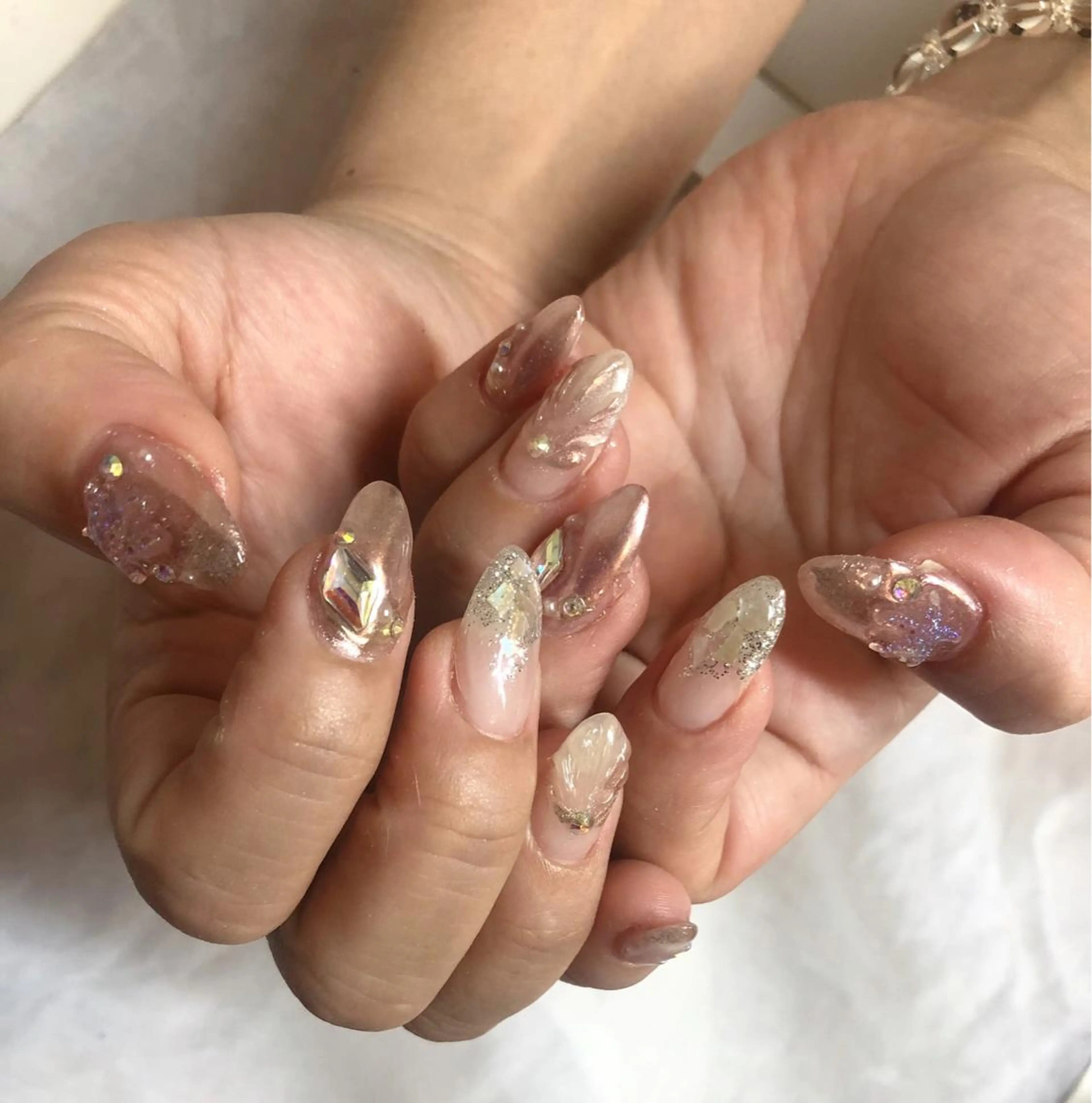 ネイル アートネイル 持ち込み ぷっくりネイル 【ＯＲＧＡＮ】 nailのネイルデザイン