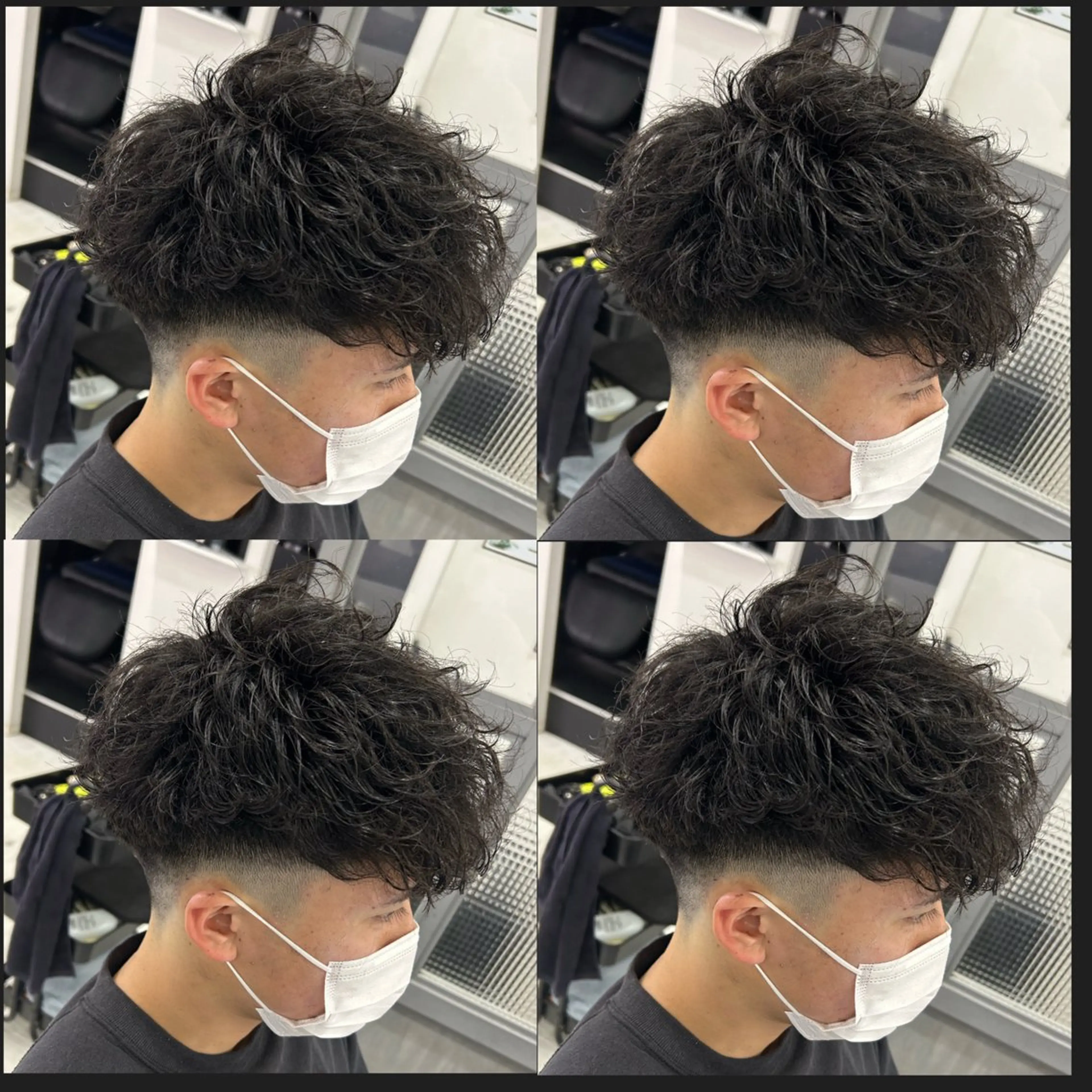 ショート カット パーマ トリートメント 🔥メンズパーマ 特化 渡辺一翔のヘアスタイル