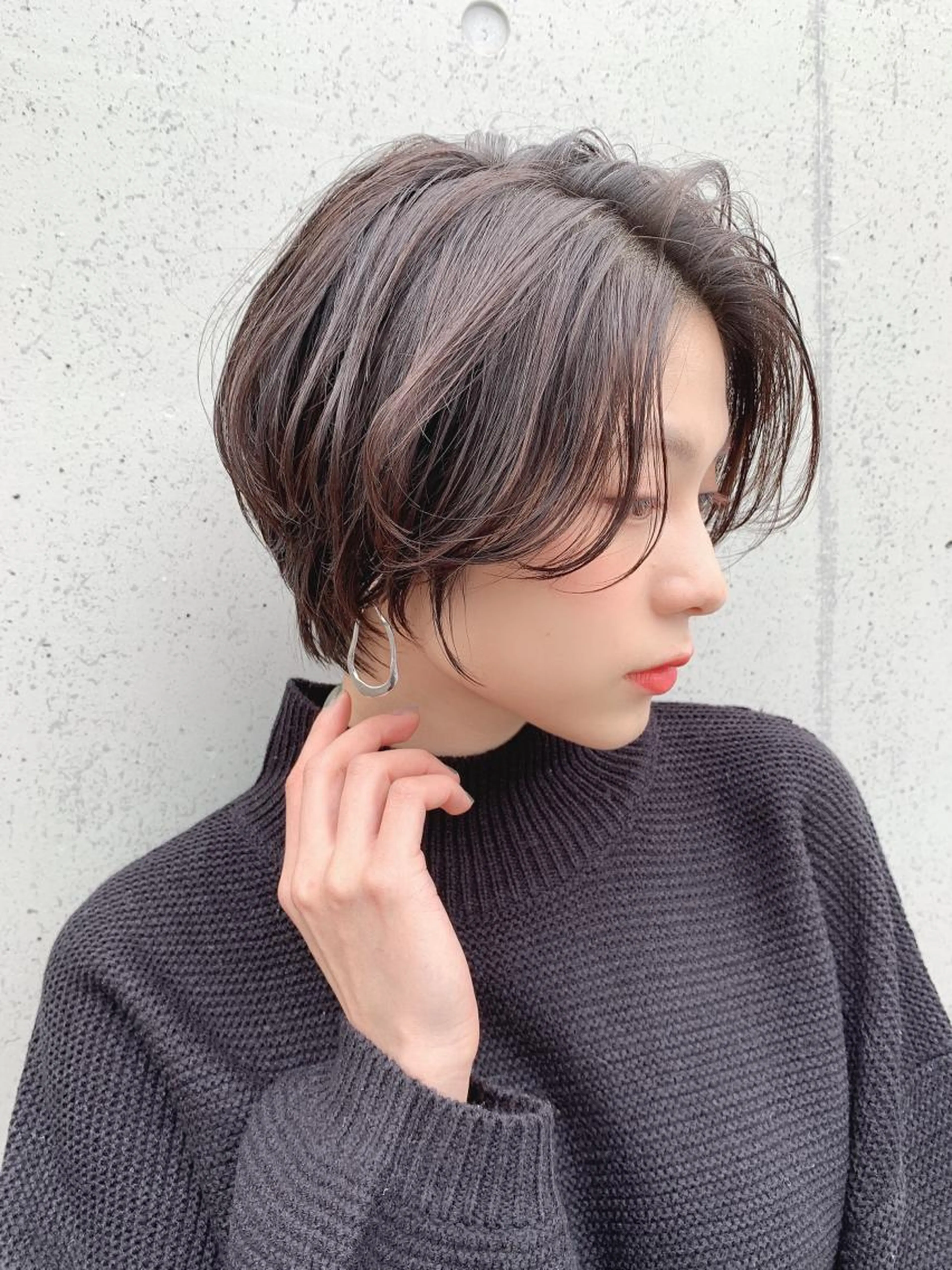 【❣️似合わせショート❣️】小顔ショートカット❣️+高保湿トリートメント🫧+髪質改善カラー✨ 小顔矯正カット💇の写真