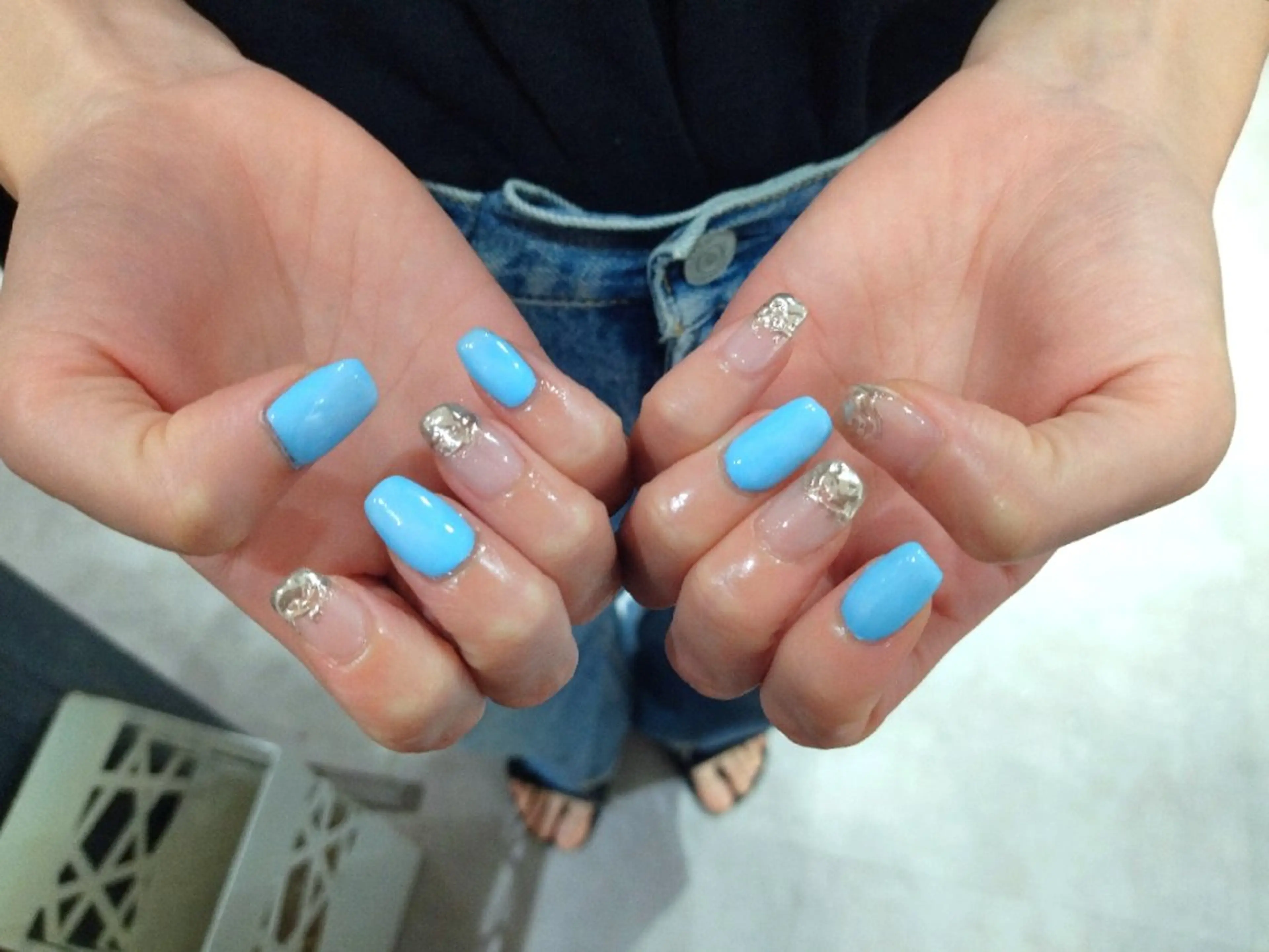 ネイル ハンドネイル 鐙 桃華のネイルデザイン