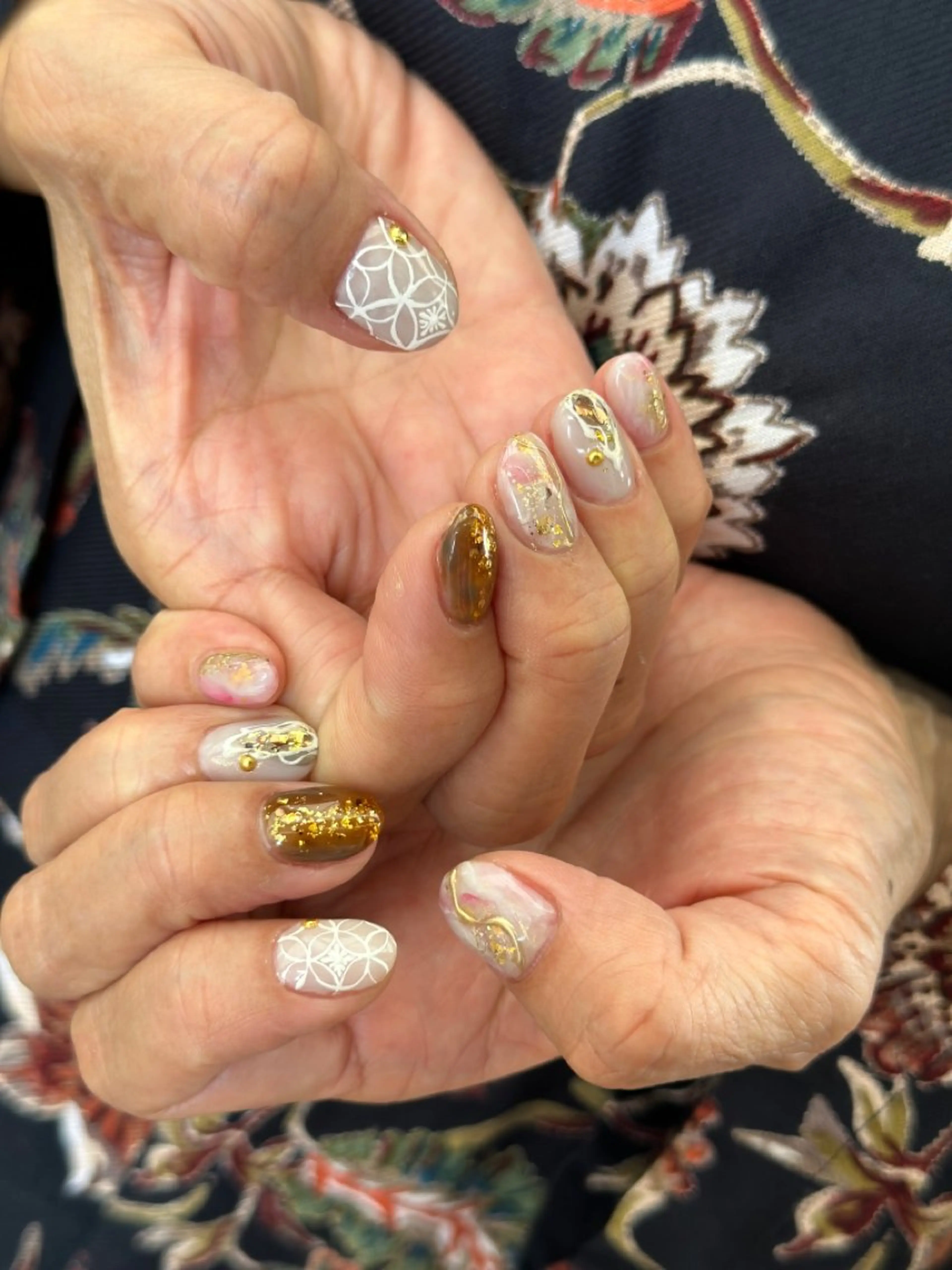 ネイル ハンドネイル nailsalon ∞ ﾐｶﾅﾙ ∞のネイルデザイン