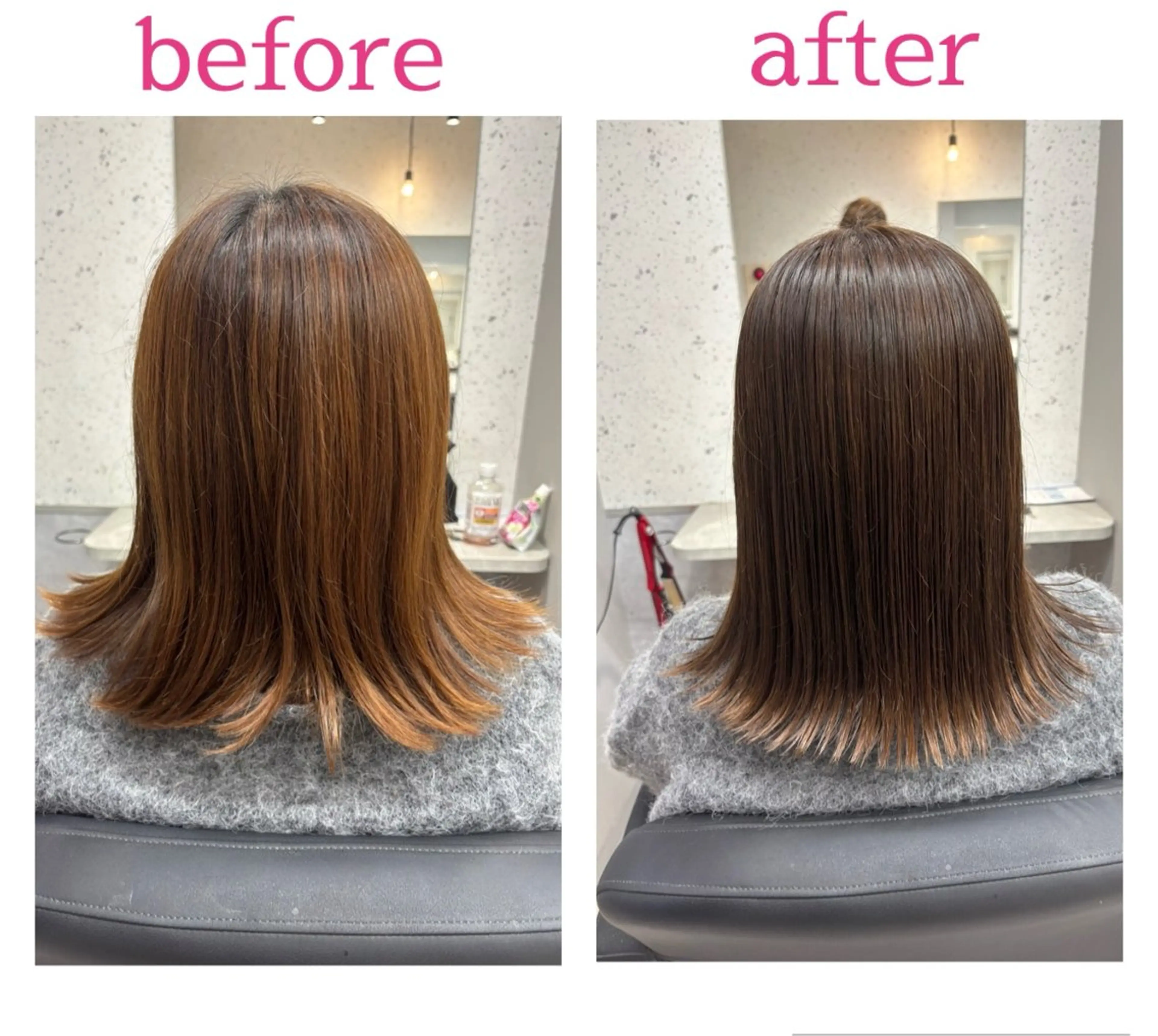 ミディアム Cocosia 山口のヘアスタイル