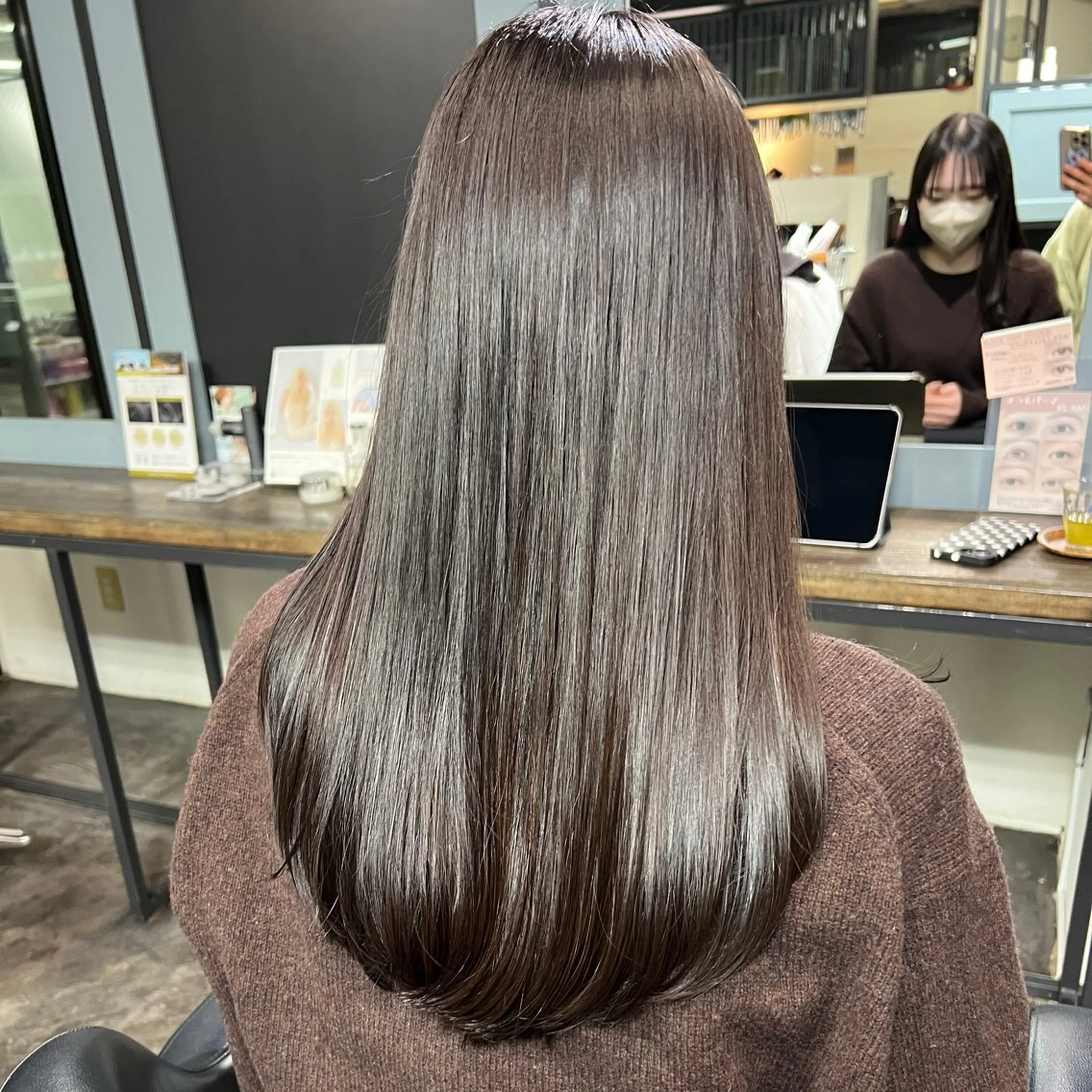 セミロング カット 💘札幌クロスパーマ 髪質改善💘rinaのヘアスタイル