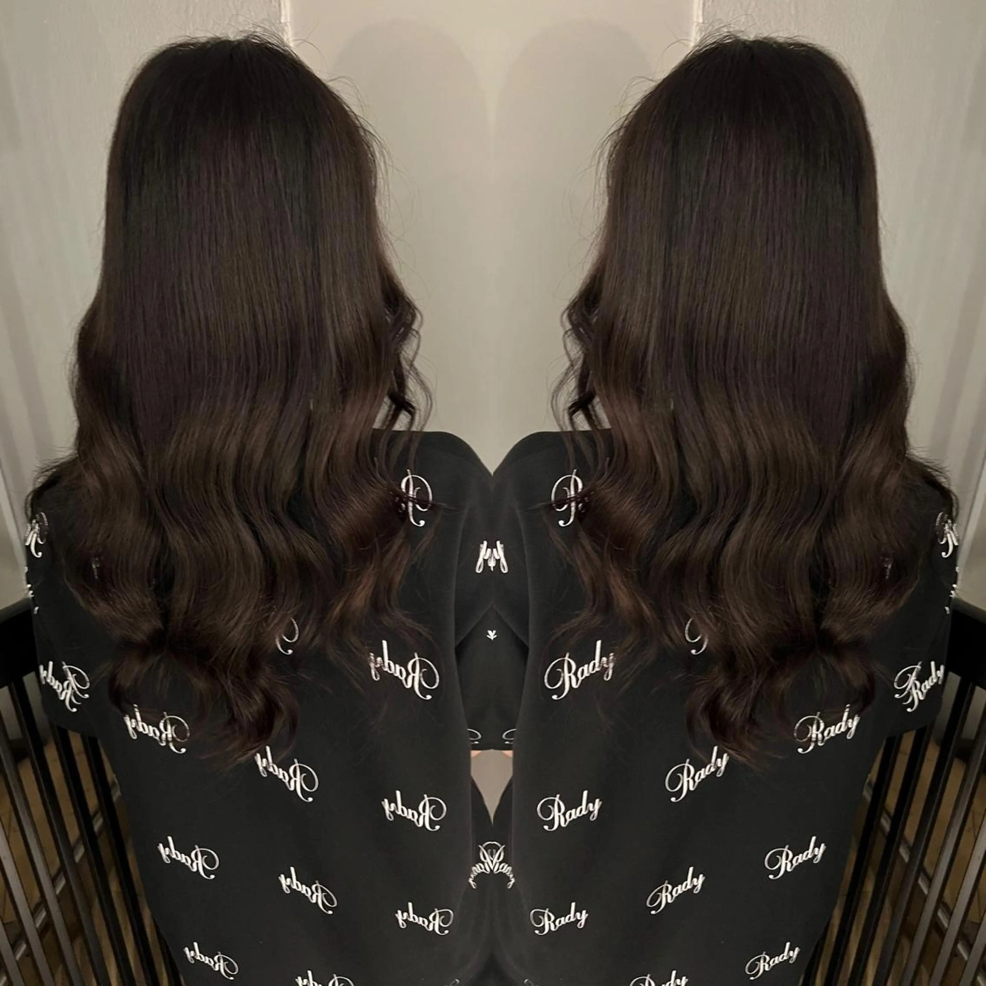 セミロング カラー ヘアアレンジ エクステ 🔥ハイトーンカラー ギャルNAOKI🔥のヘアスタイル