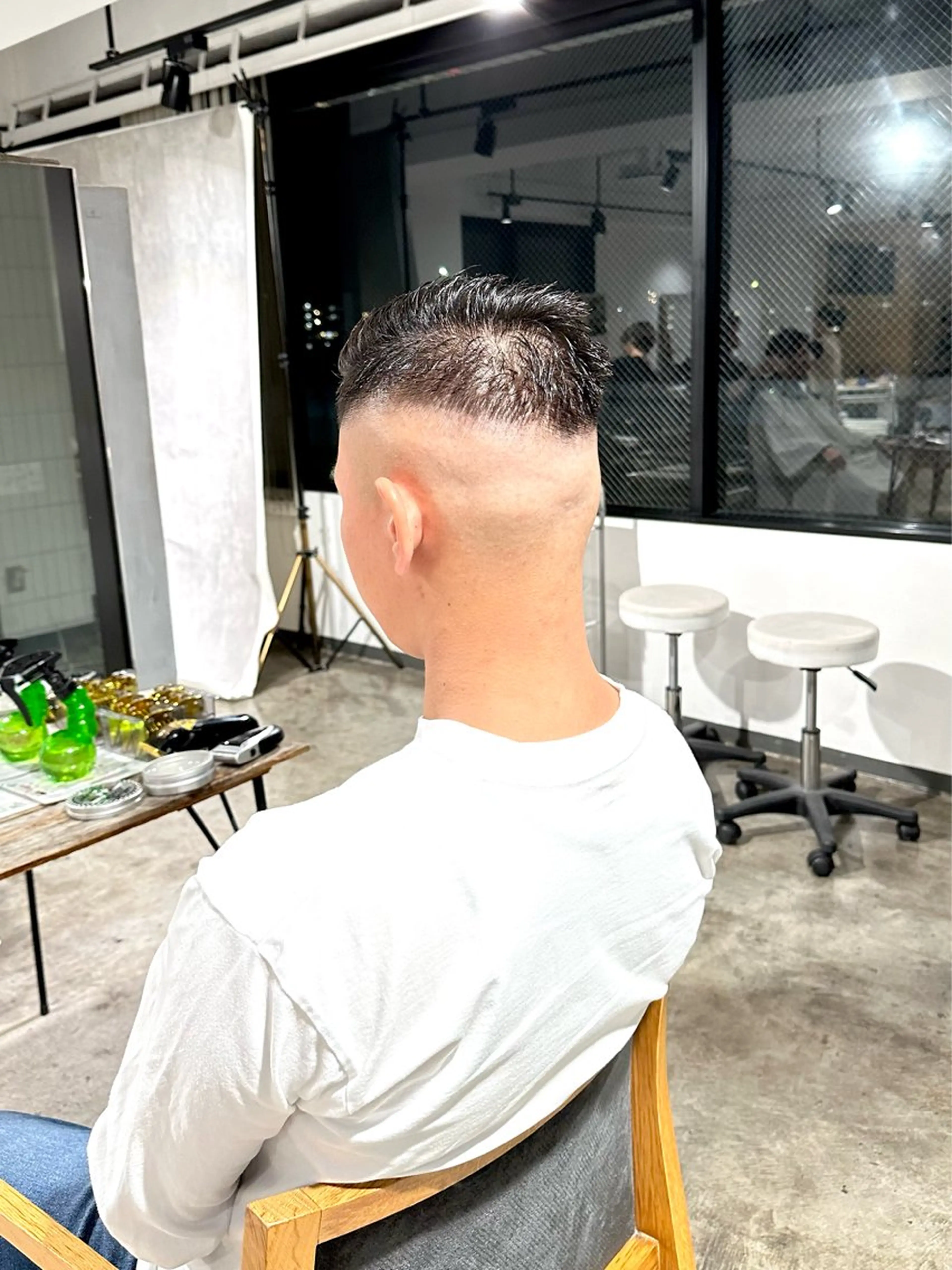 メンズ フェードカット メンズパーマ スキンフェード カット 骨格補正施術/メンズ 専門美容師/YUYAのヘアスタイル