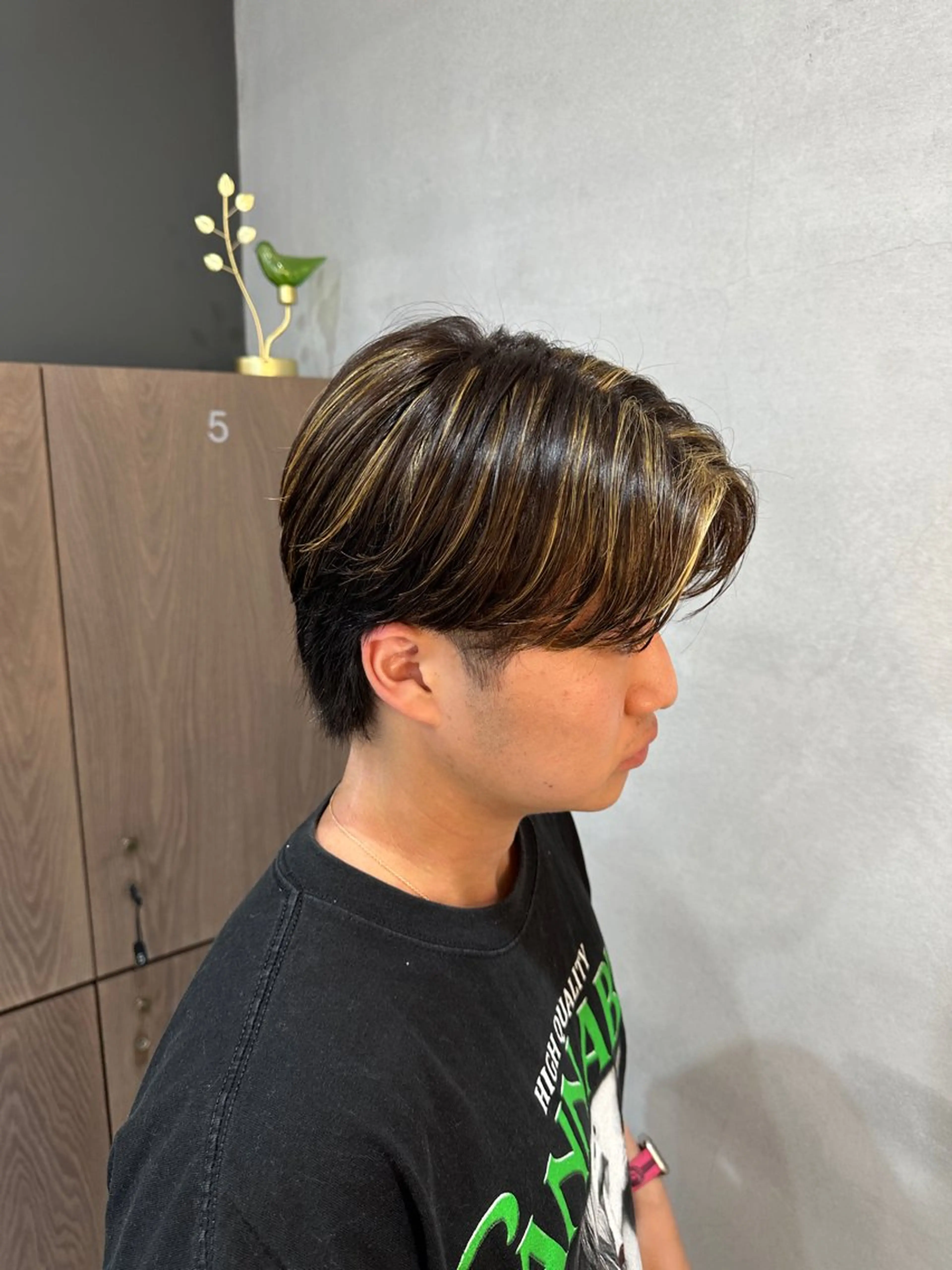 ショート カラー ハイライトカラー ハイライト ヘアカラー 濱崎 璃乃/ルプラボウのヘアスタイル