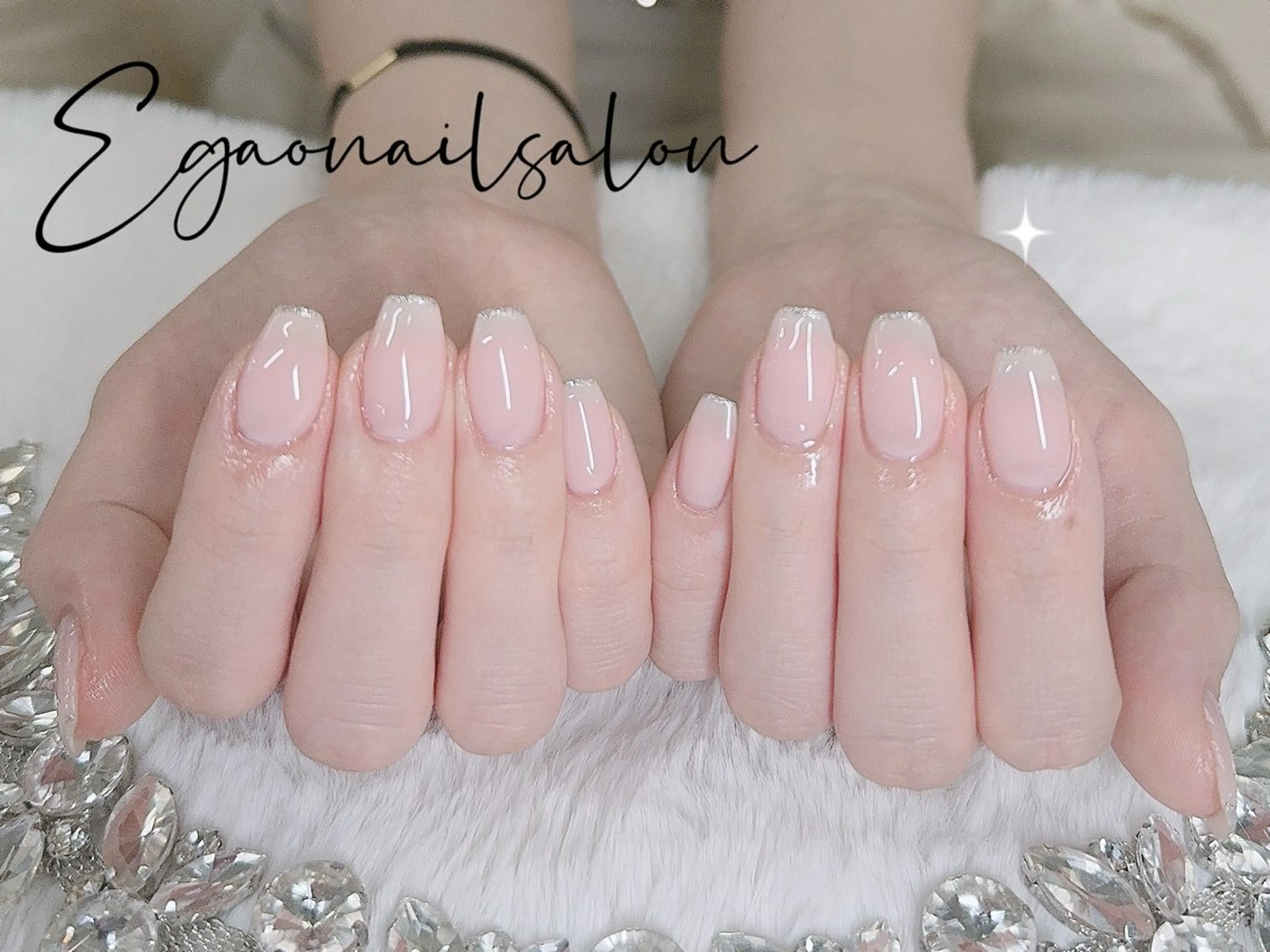 ネイル アートネイル フットネイル フレンチネイル ジェルネイル グラデーション ハンドネイル Egao Nail錦糸町店のネイルデザイン