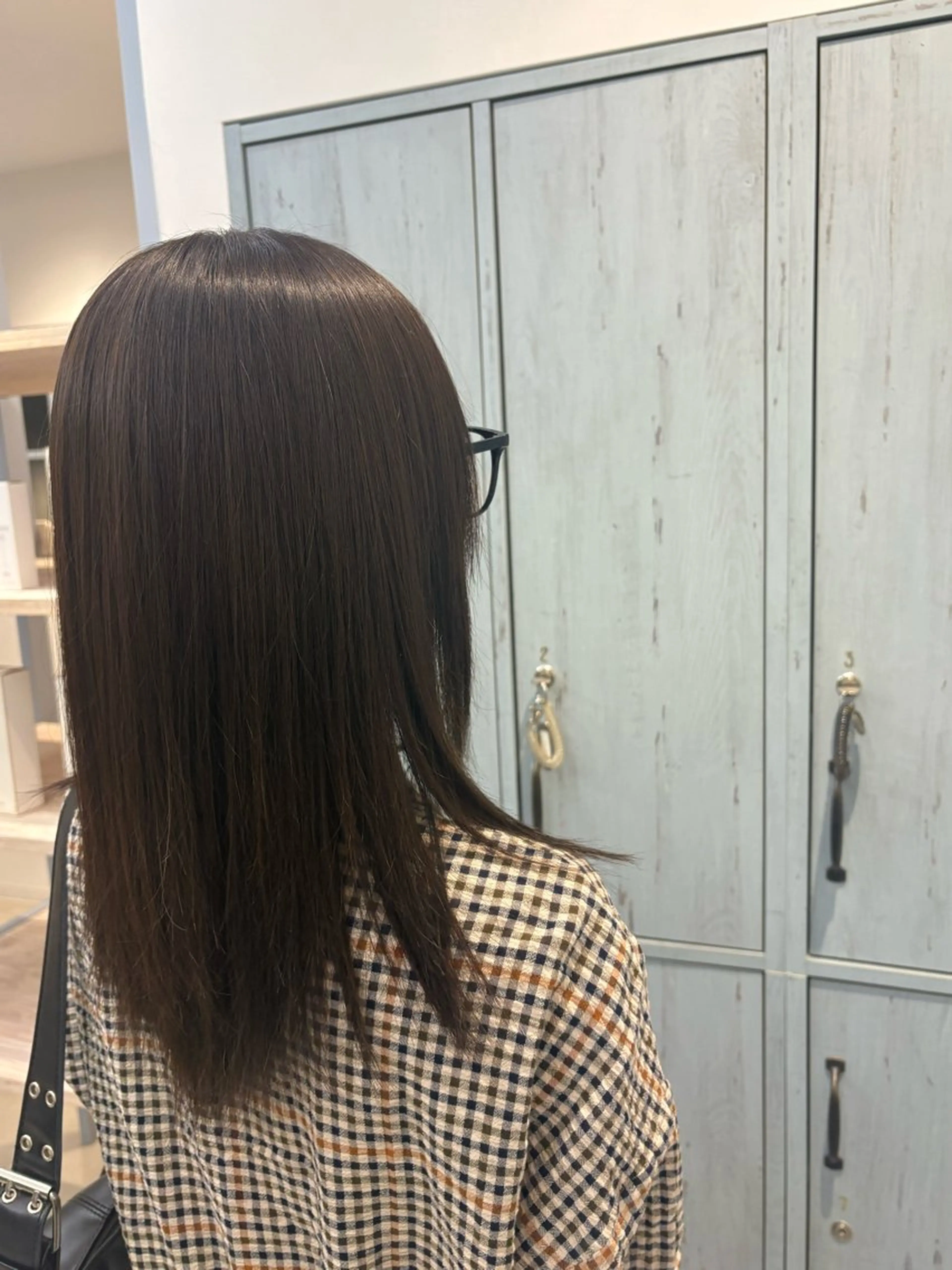 セミロング ヘアカラー ukyo/カラー/ ブリーチ/ハイライトのヘアスタイル