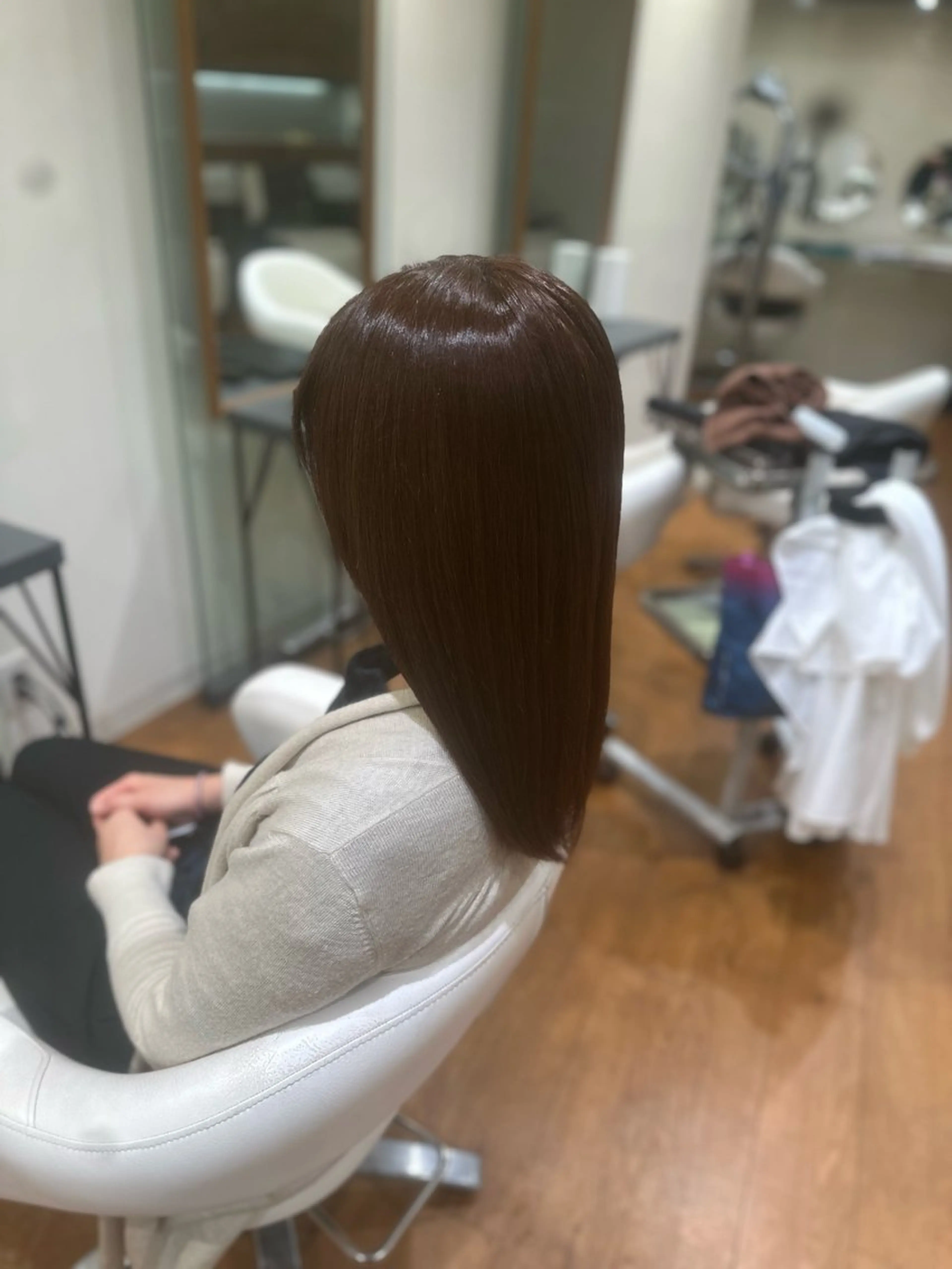 ロング カット トリートメント anoたまプラーザ 牧野直樹のヘアスタイル