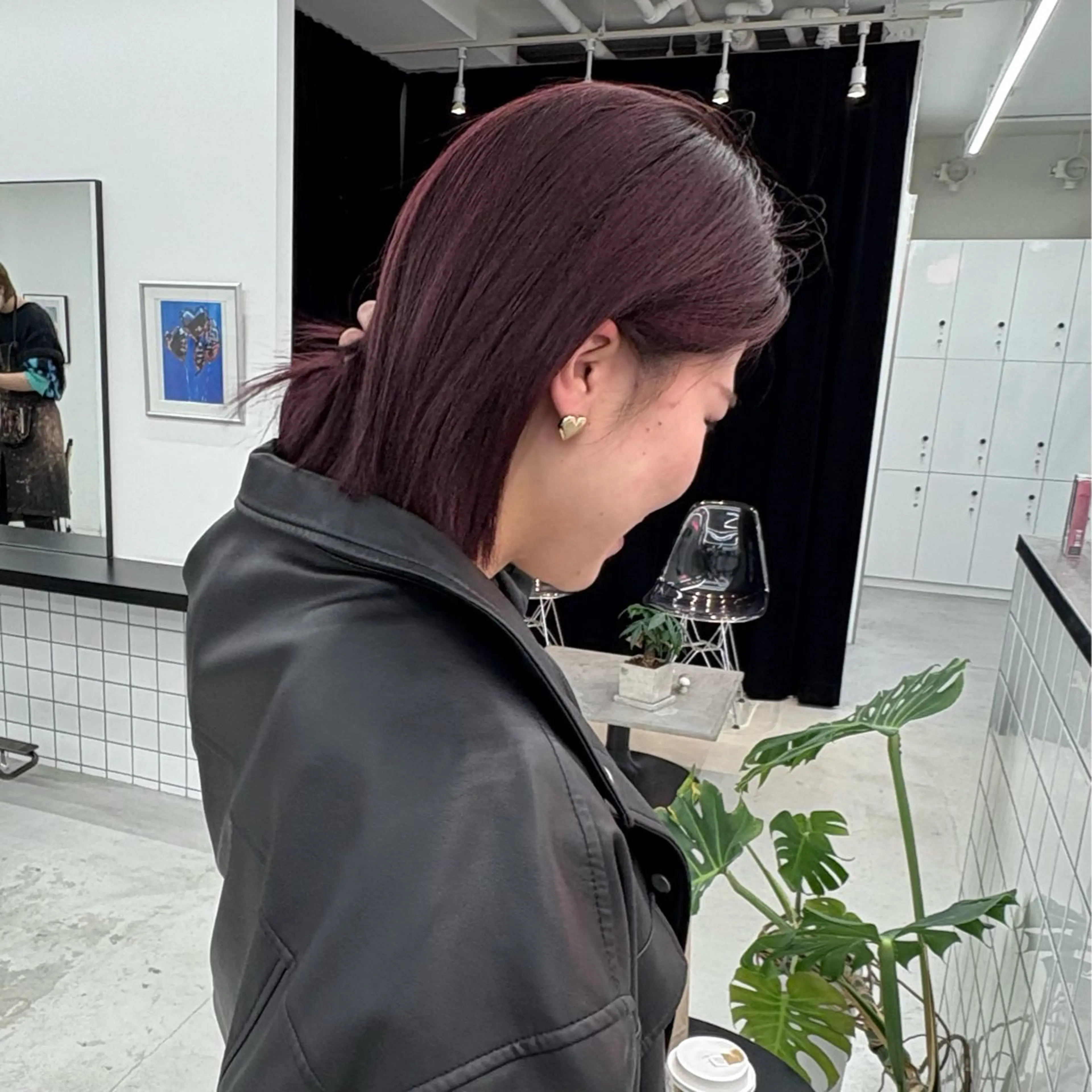 ショート カラー ブリーチ ダブルカラー ラベンダーカラー ブリーチなしカラー レッドカラー 矢場町/8時-22時 JILLSTUDIOのヘアスタイル