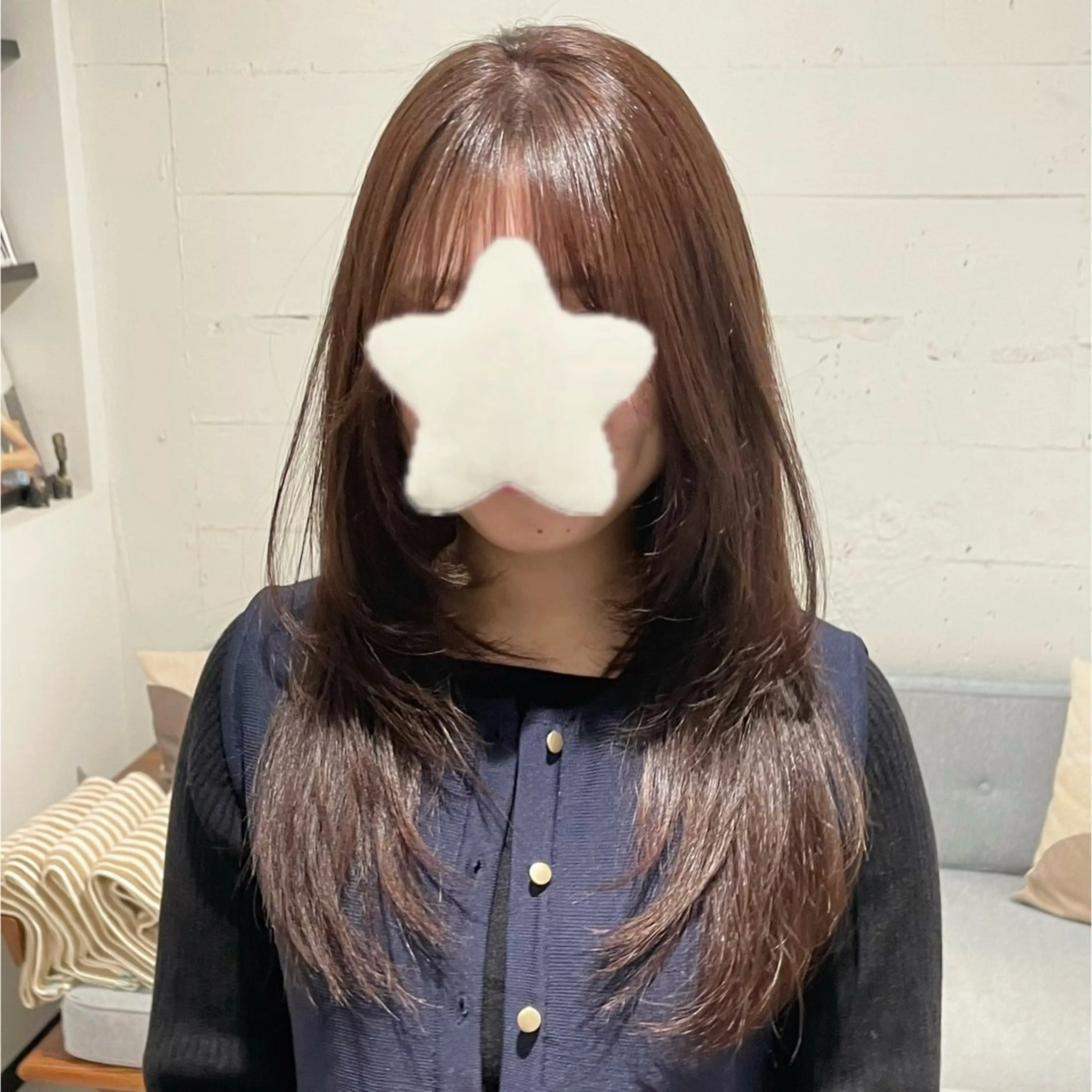 ロング カラー ヘアカラー トリートメント 暖色カラー / rio🐏 / 目黒のヘアスタイル