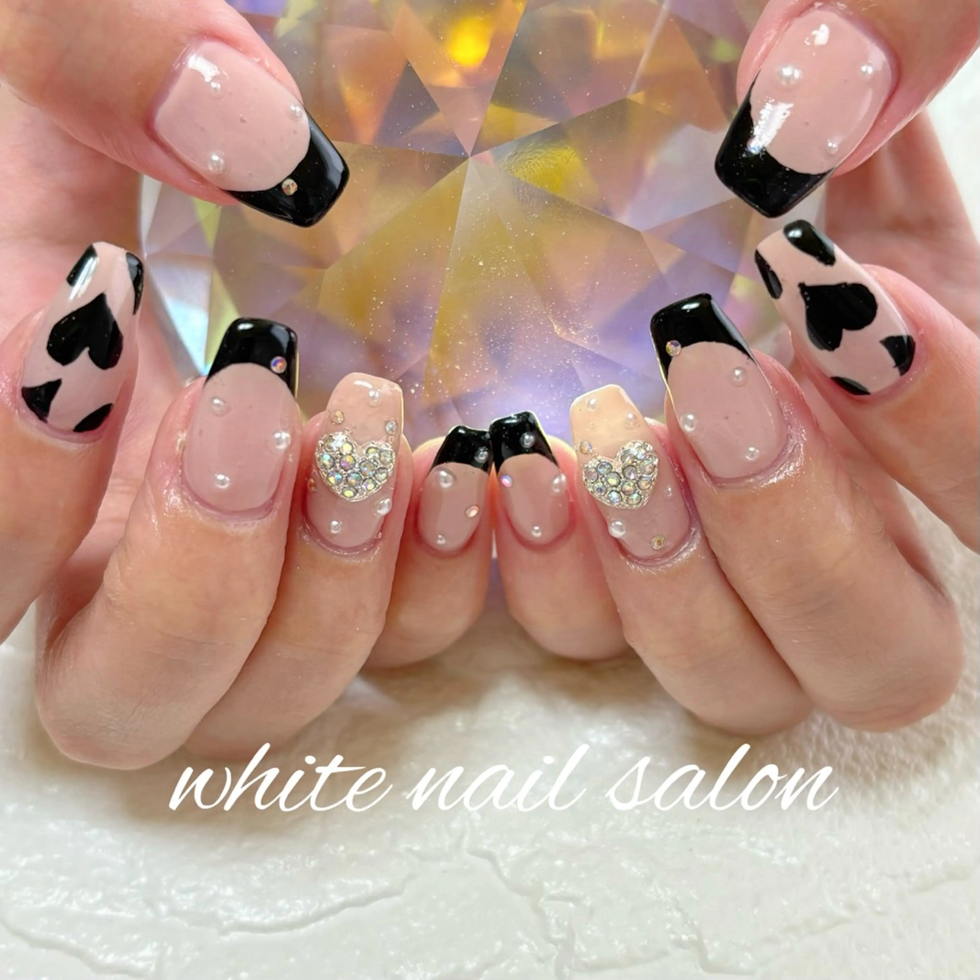 ネイル ホワイト ハンドネイル white nail salonのネイルデザイン