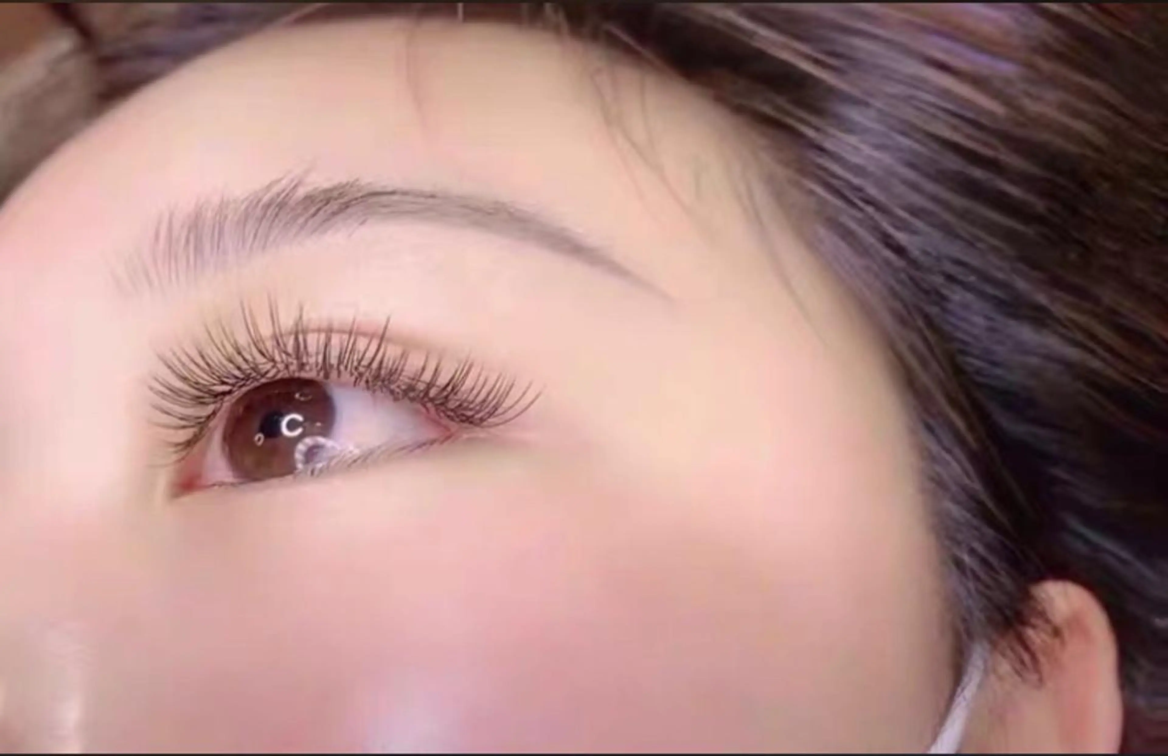 マツエク・マツパ Cカール フラットラッシュ ナチュラル マツエク Livnus リブナスのマツエク・マツパデザイン