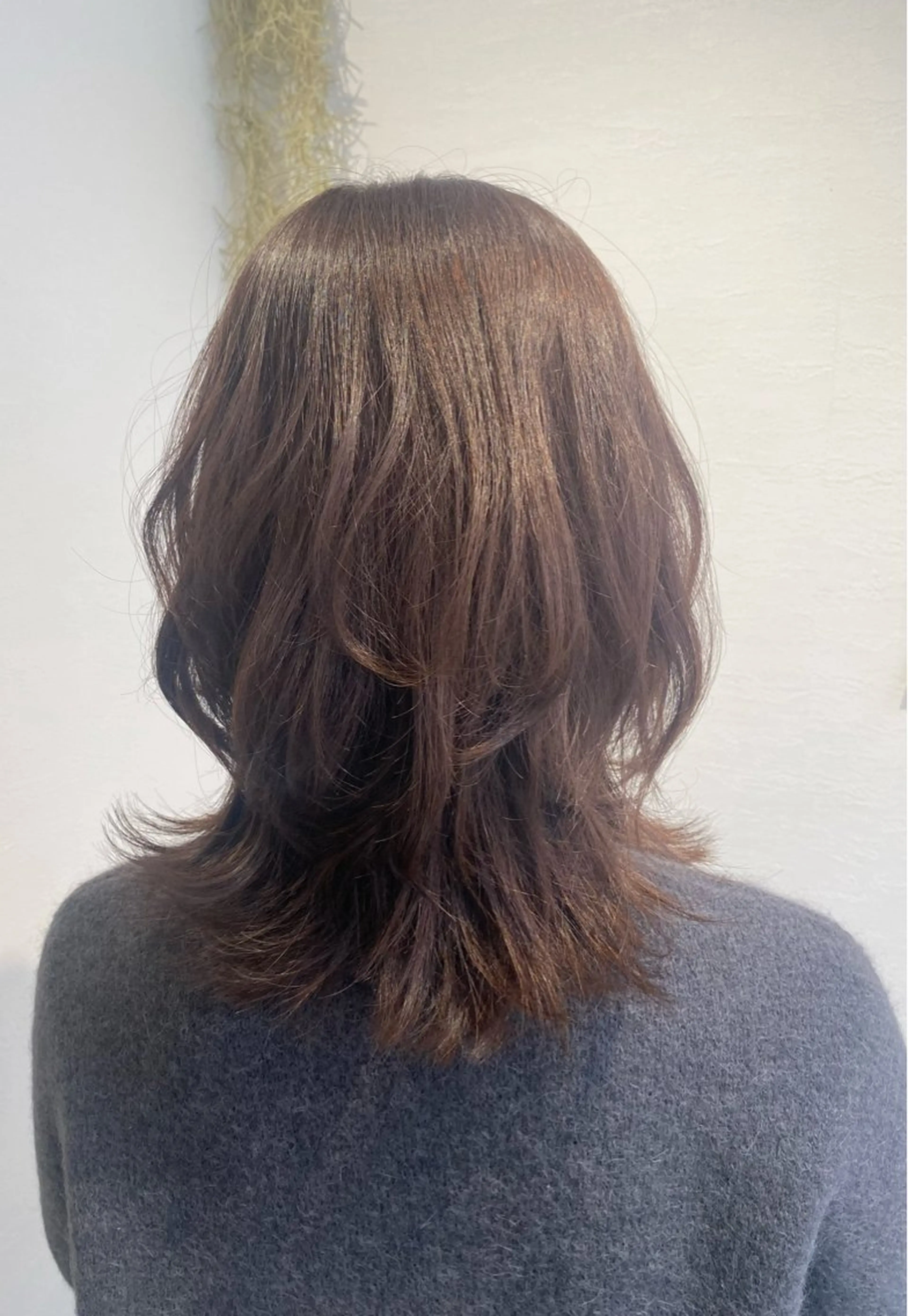 セミロング カラー アッシュ ベージュカラー レイヤーカット カット ヘアカラー 似合わせカラー✨人気 荻窪🌈川端風子のヘアスタイル