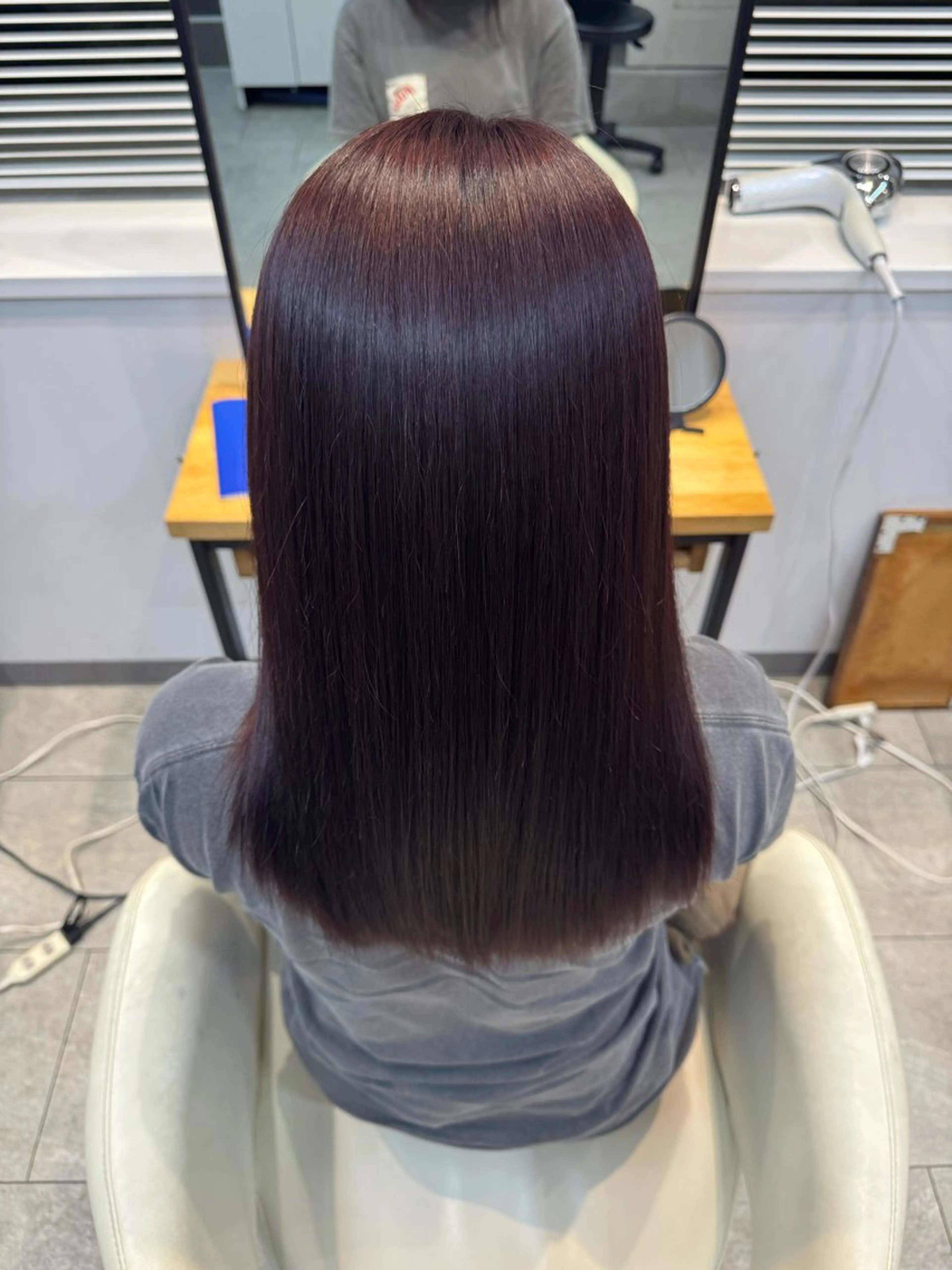 ロング カラー ブリーチ ブリーチなしカラー レッドカラー 🌟【山口 /モテ髪/艶感】🌟のヘアスタイル