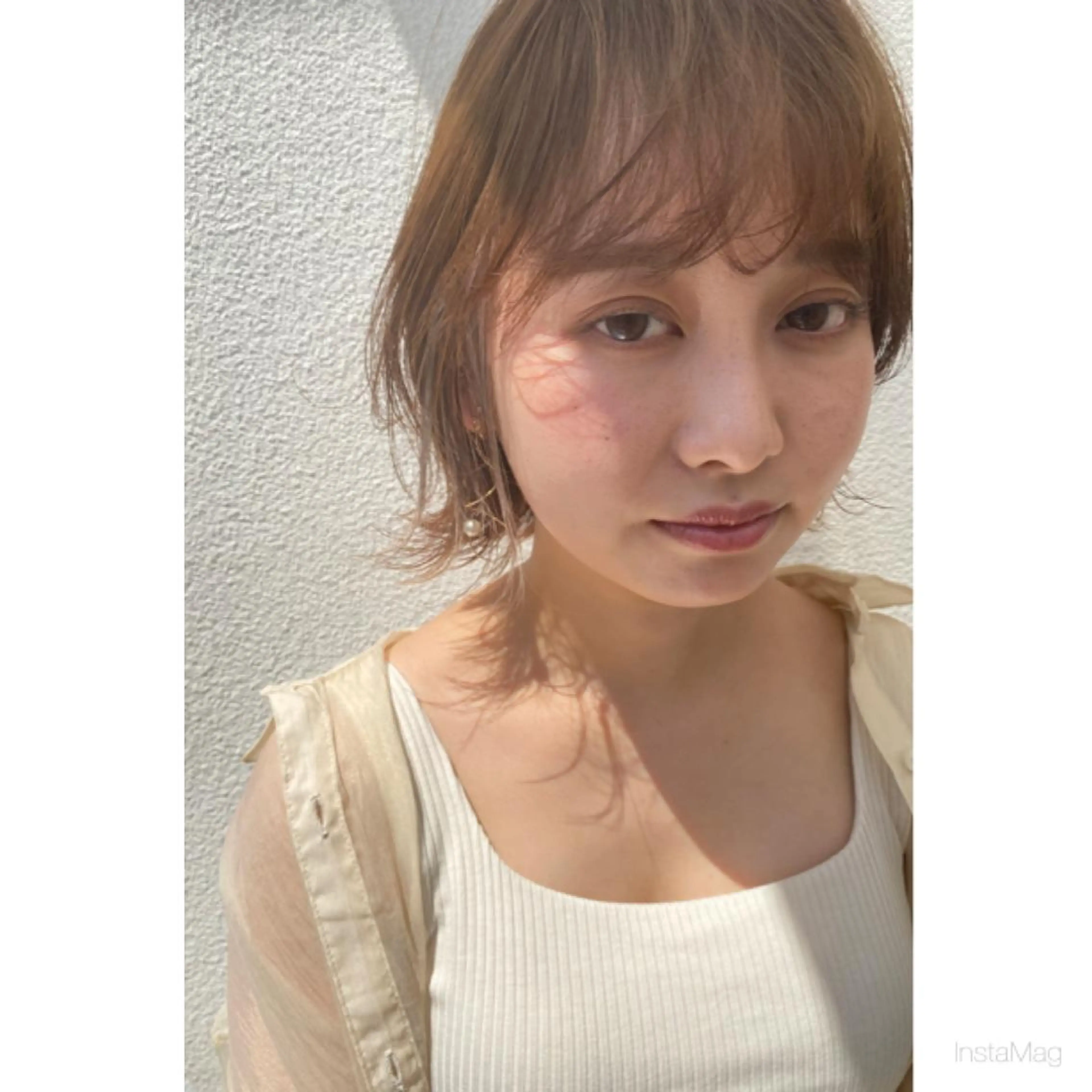 ショート カラー カット ヘアカラー 岩間 香純のヘアスタイル