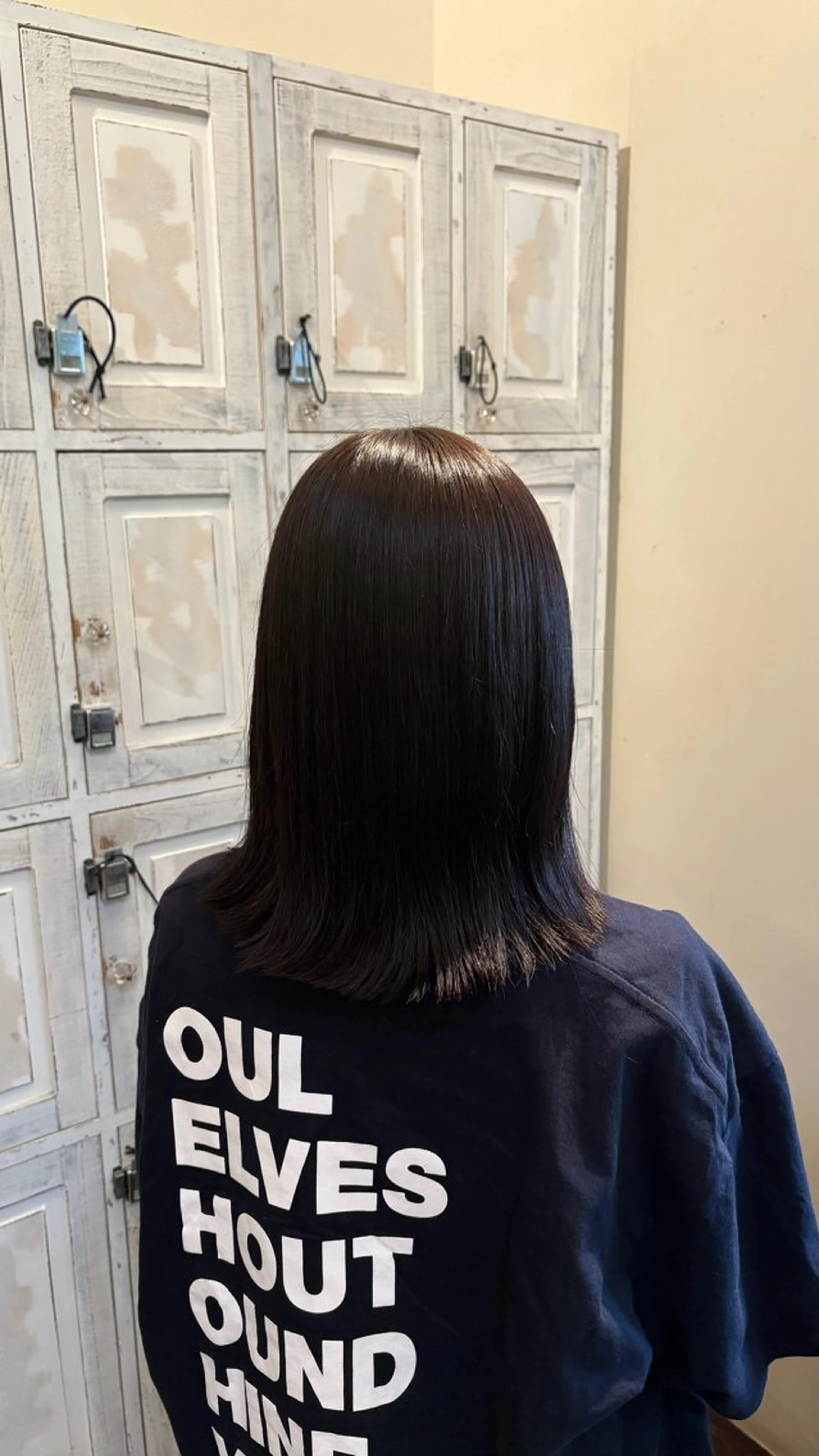 ミディアム ヘアカラー ルプラボウ/ 内藤ほのか/艶カラーのヘアスタイル