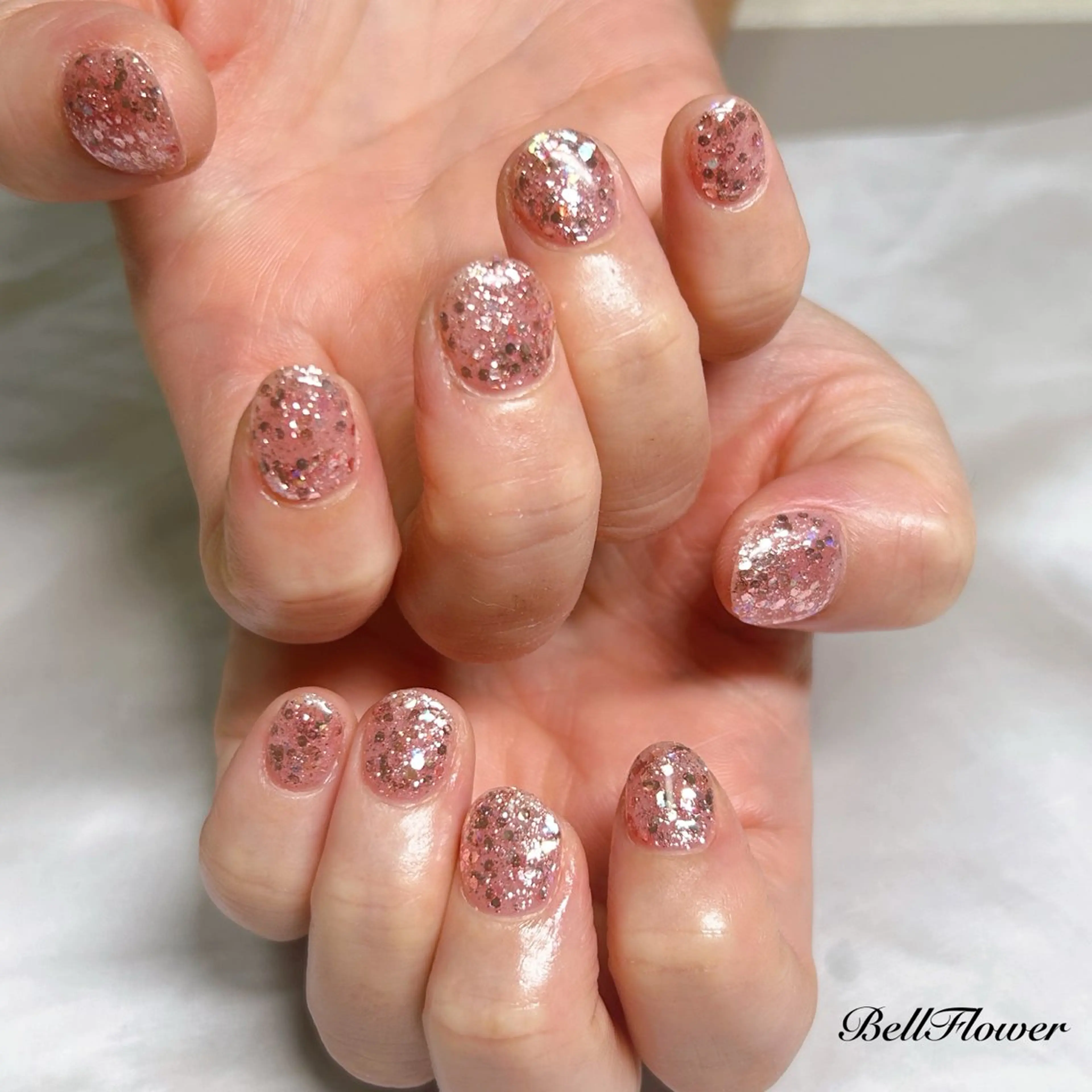 ネイル ハンドネイル Bell Flowerのネイルデザイン