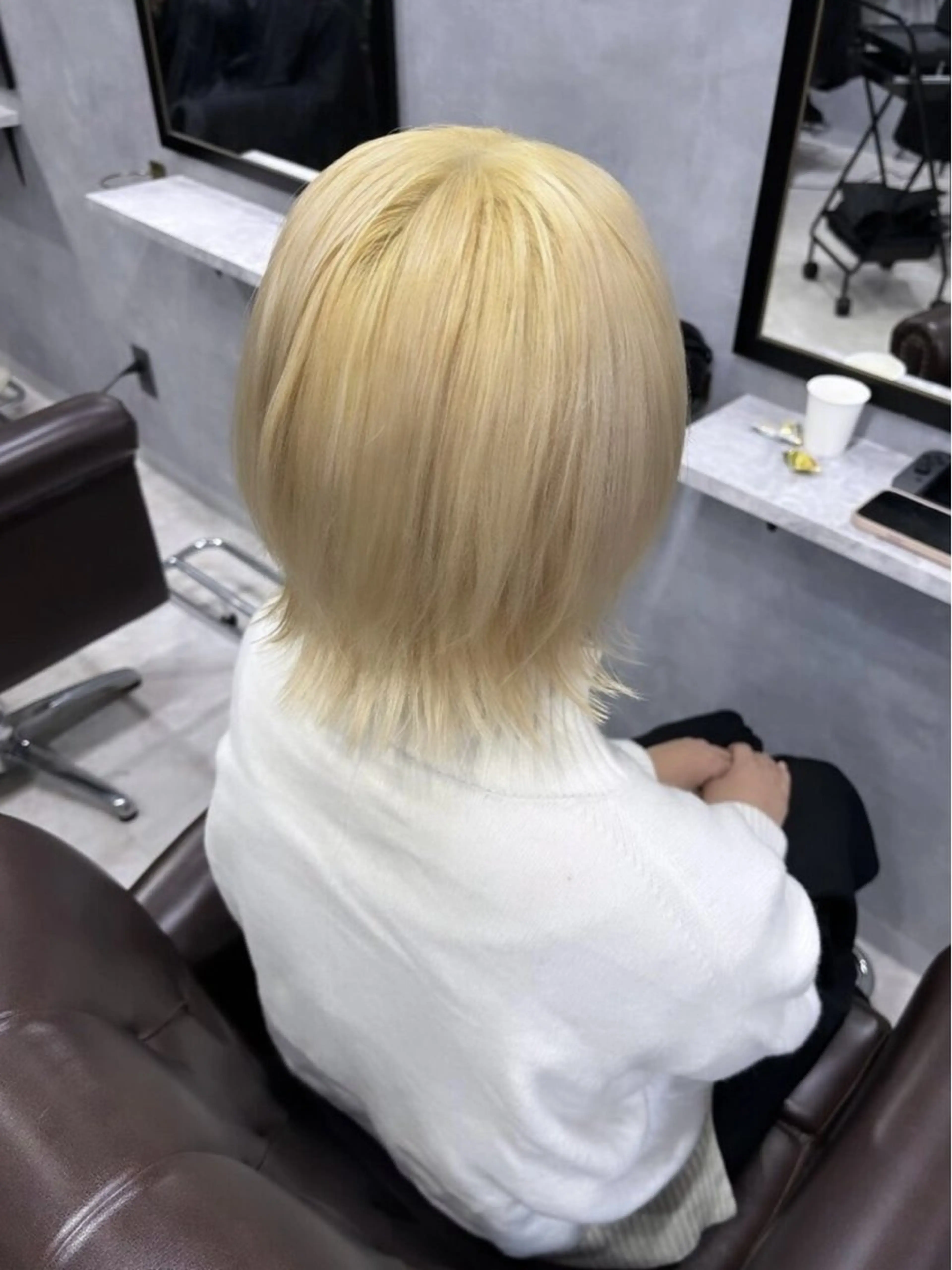 カラー TOMOKA ブリーチカラー🌟のヘアスタイル