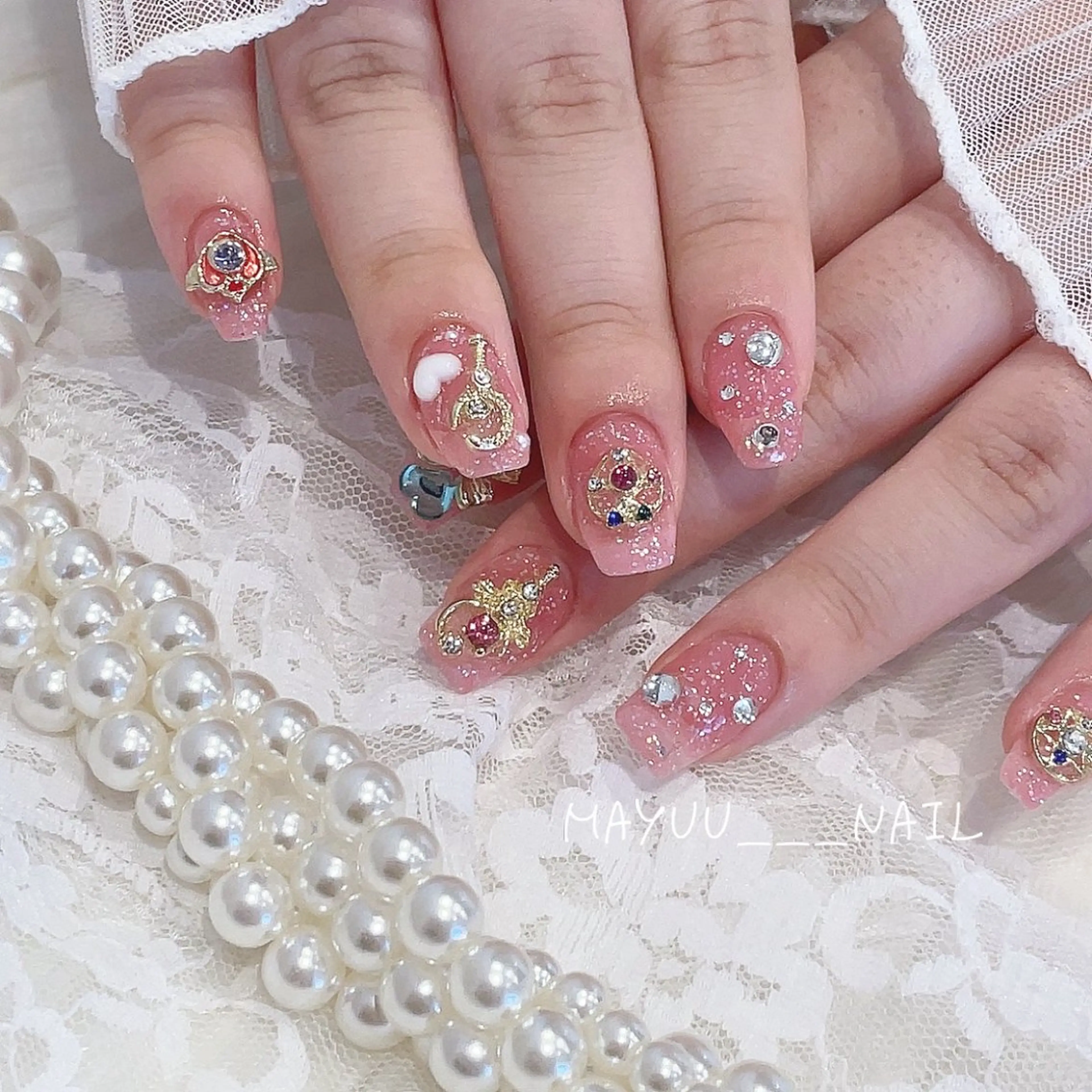 ネイル 🎀 Mayu 🎀痛ネイルのネイルデザイン