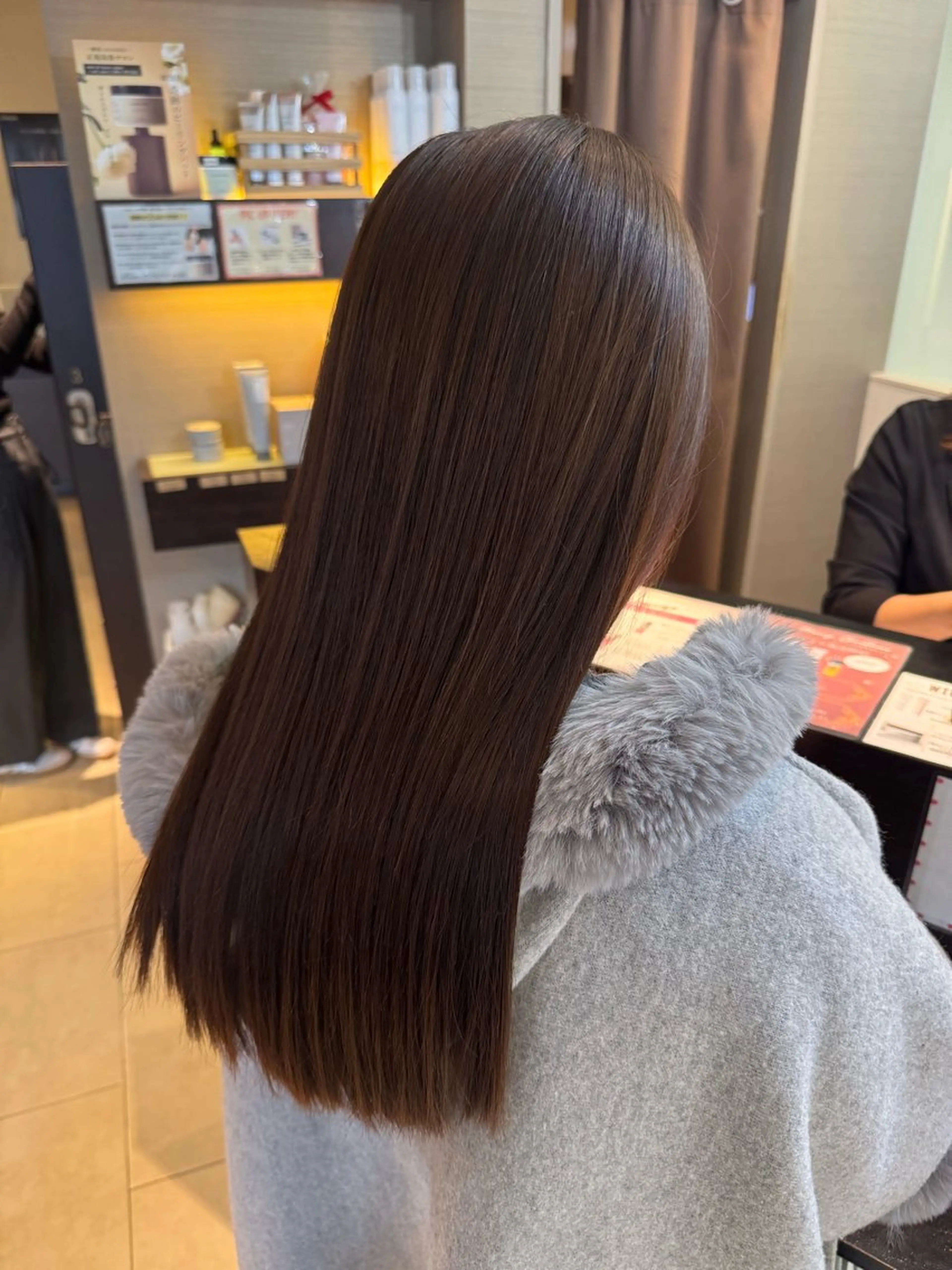 ☁️カット+髪質改善カラー+Aujuaトリートメント☁️¥18,700⇒¥9,000の写真