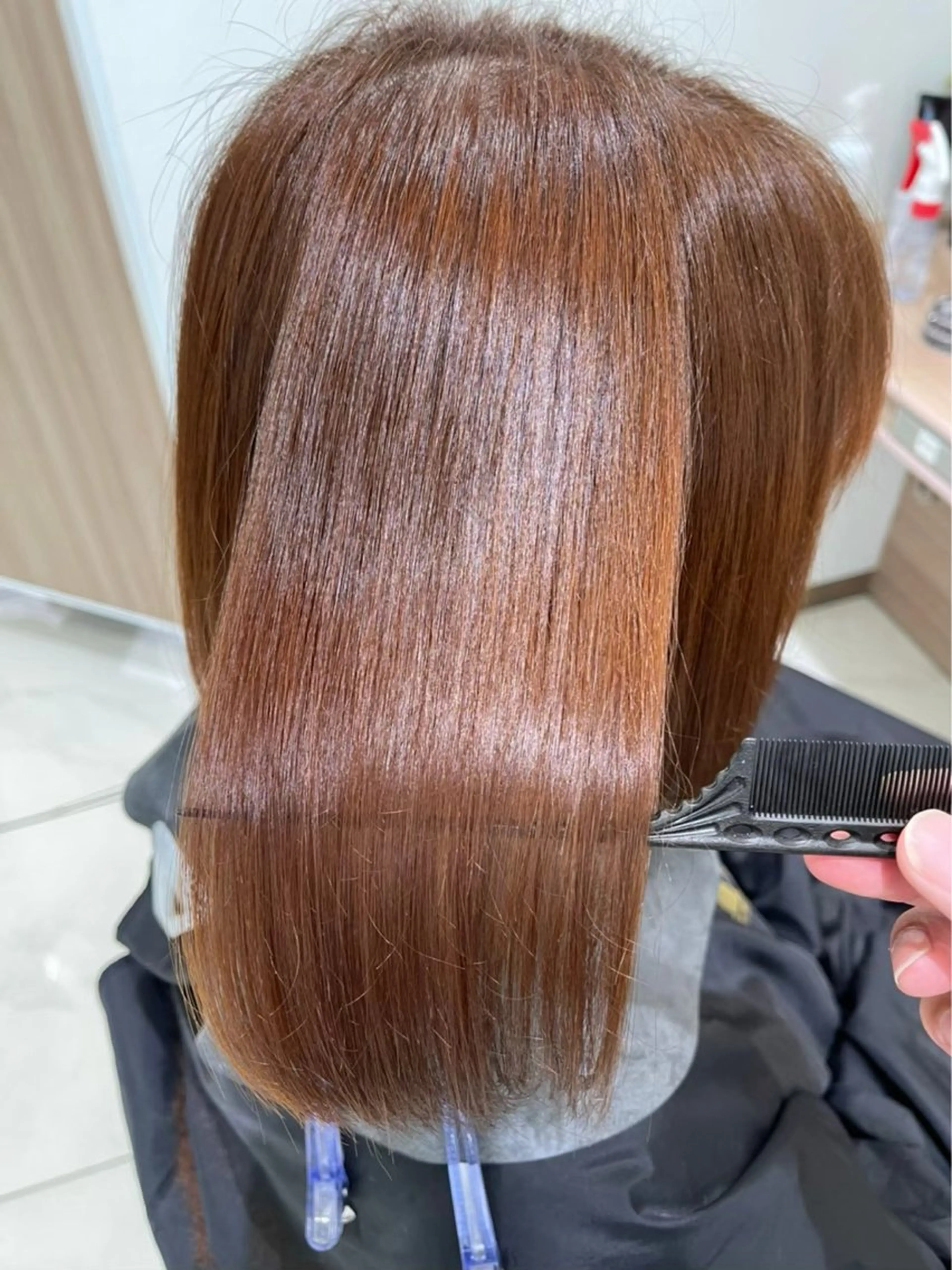 ミディアム 安澤 陽向のヘアスタイル