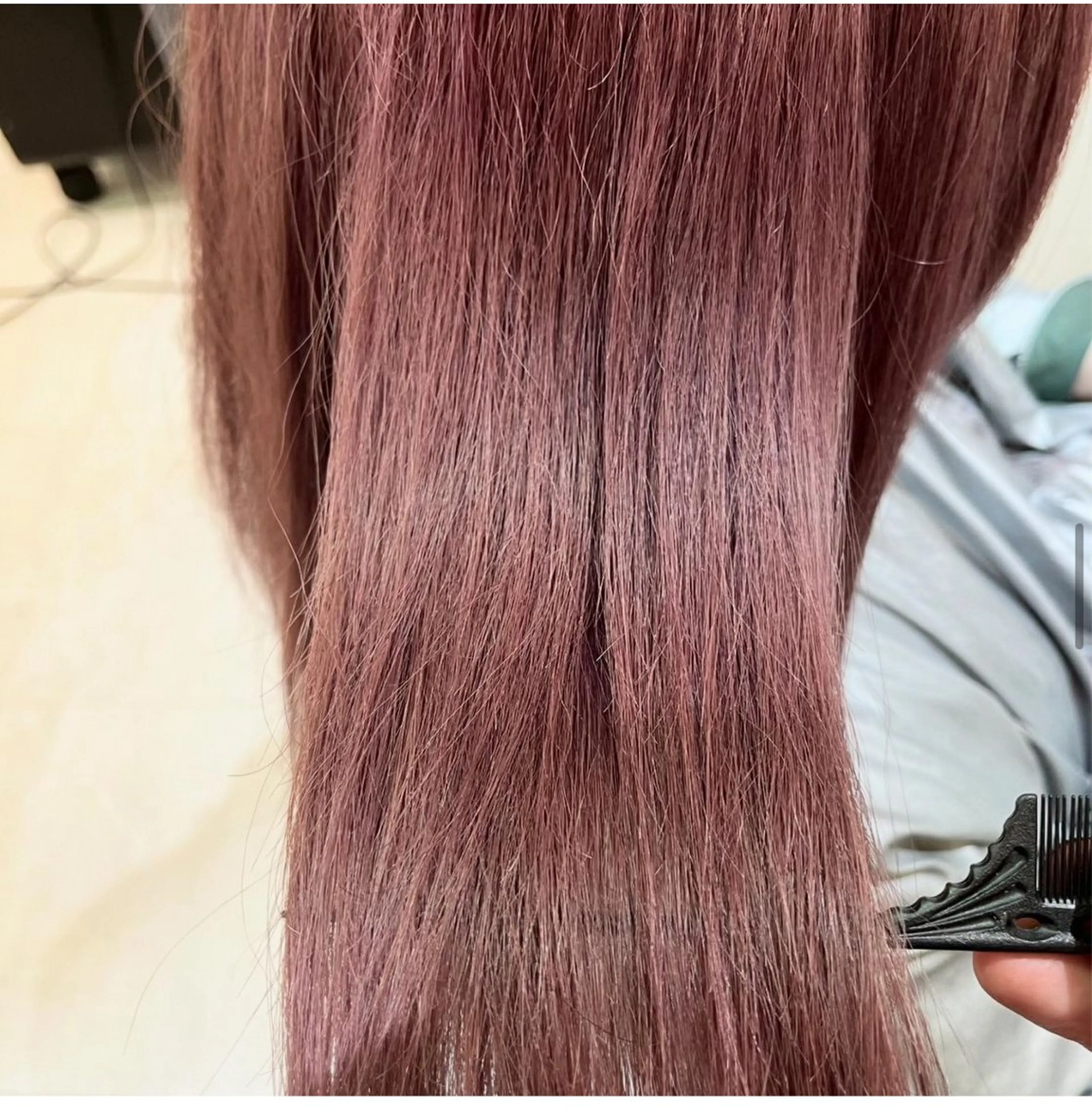 セミロング ヘアカラー 濱川響太レディース カットモデルのヘアスタイル