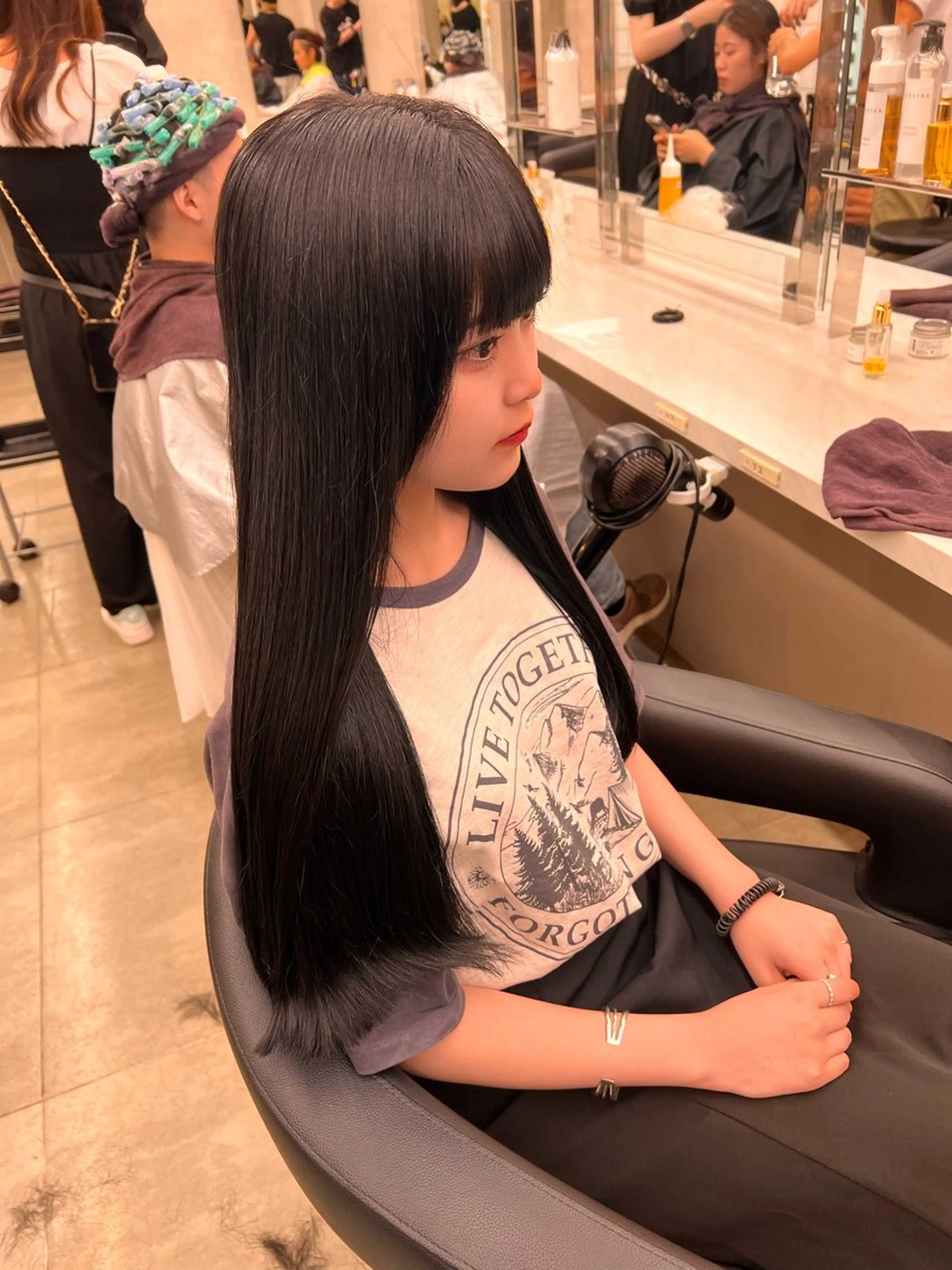 ロング カラー 💖札幌カラー 指名No.1💖玲奈のヘアスタイル