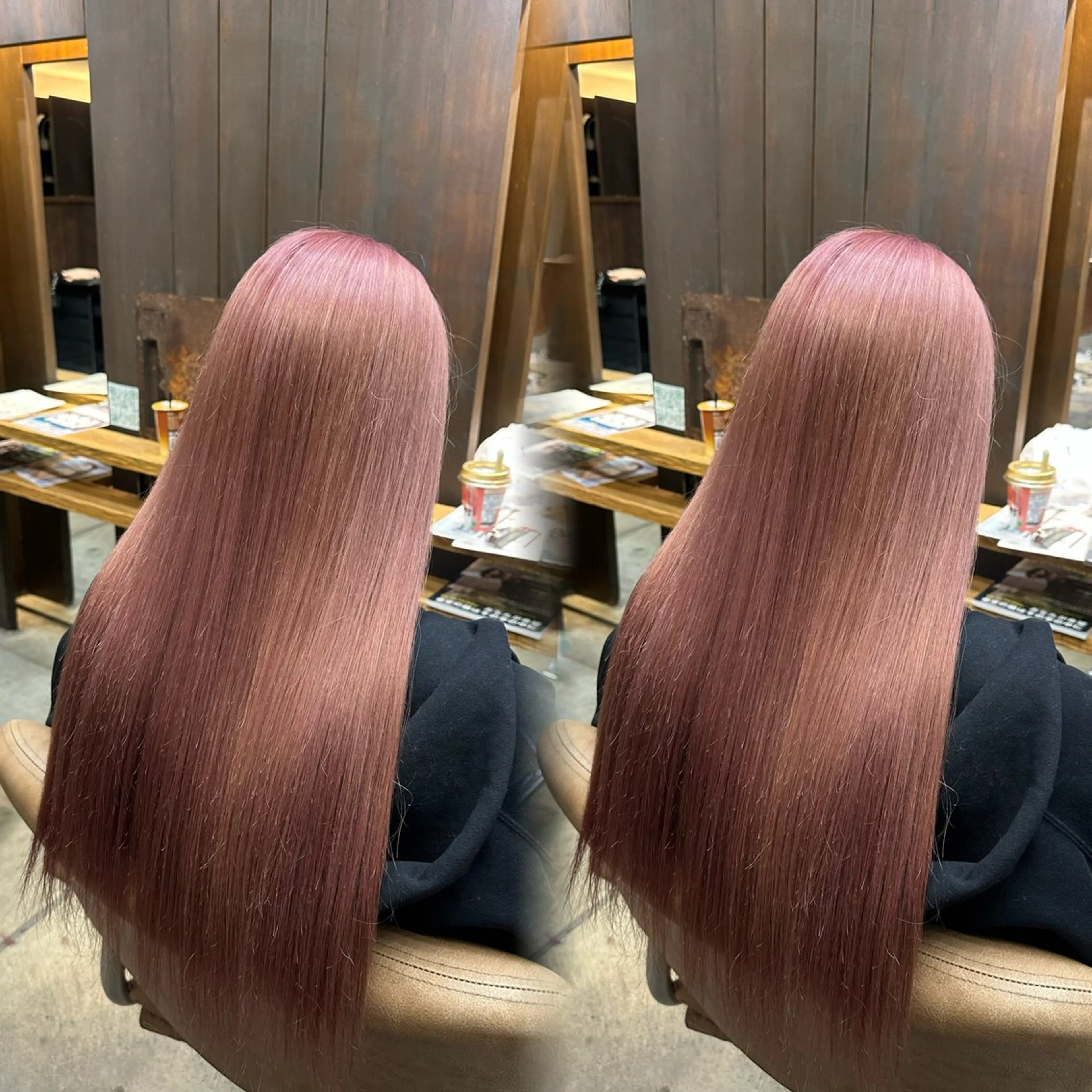 ロング カラー ヘアカラー トリートメント 水光艶カラー/ 艶ブリーチ/颯のヘアスタイル