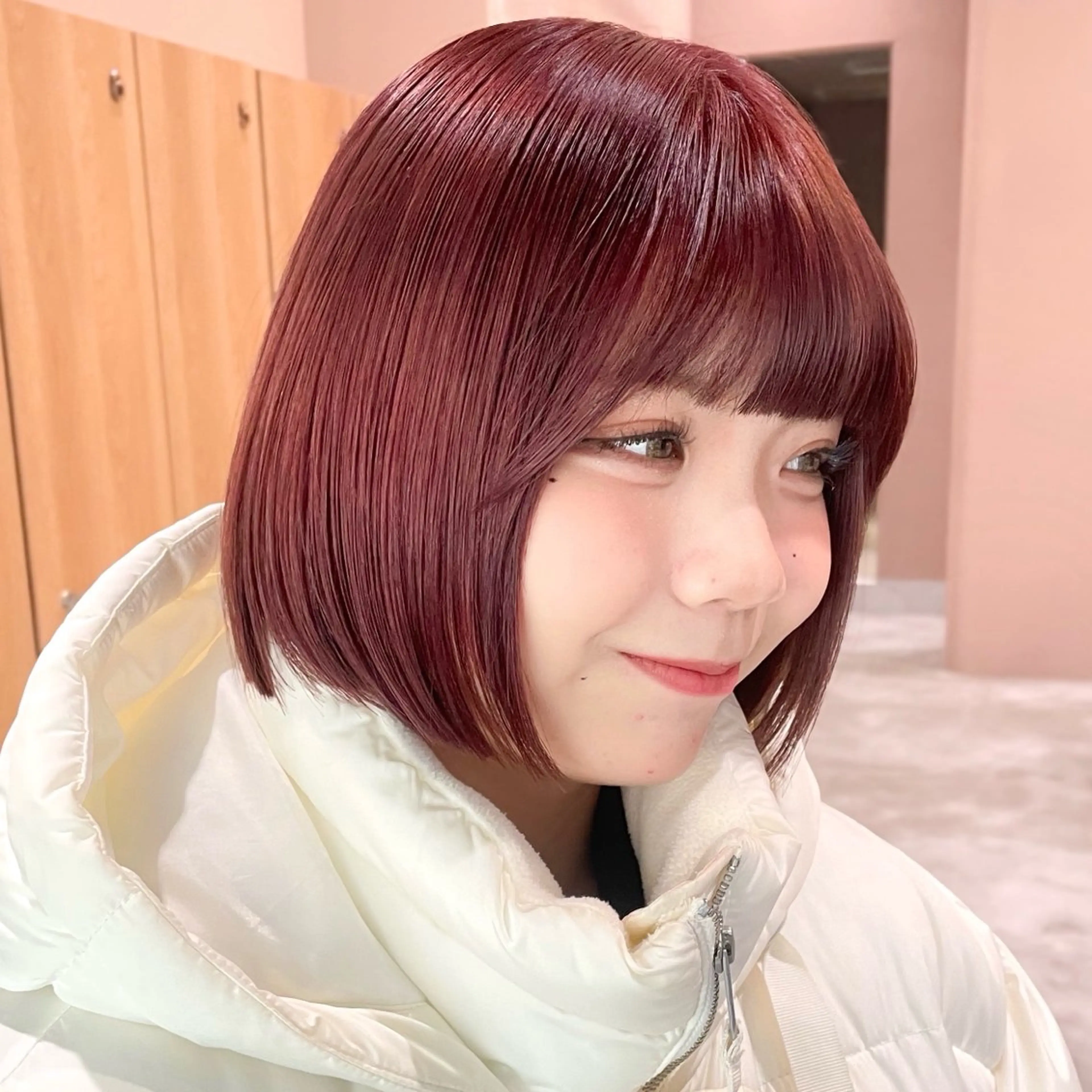 ショート カラー レイヤー/柔らか 透明感カラー/ゆきなのヘアスタイル