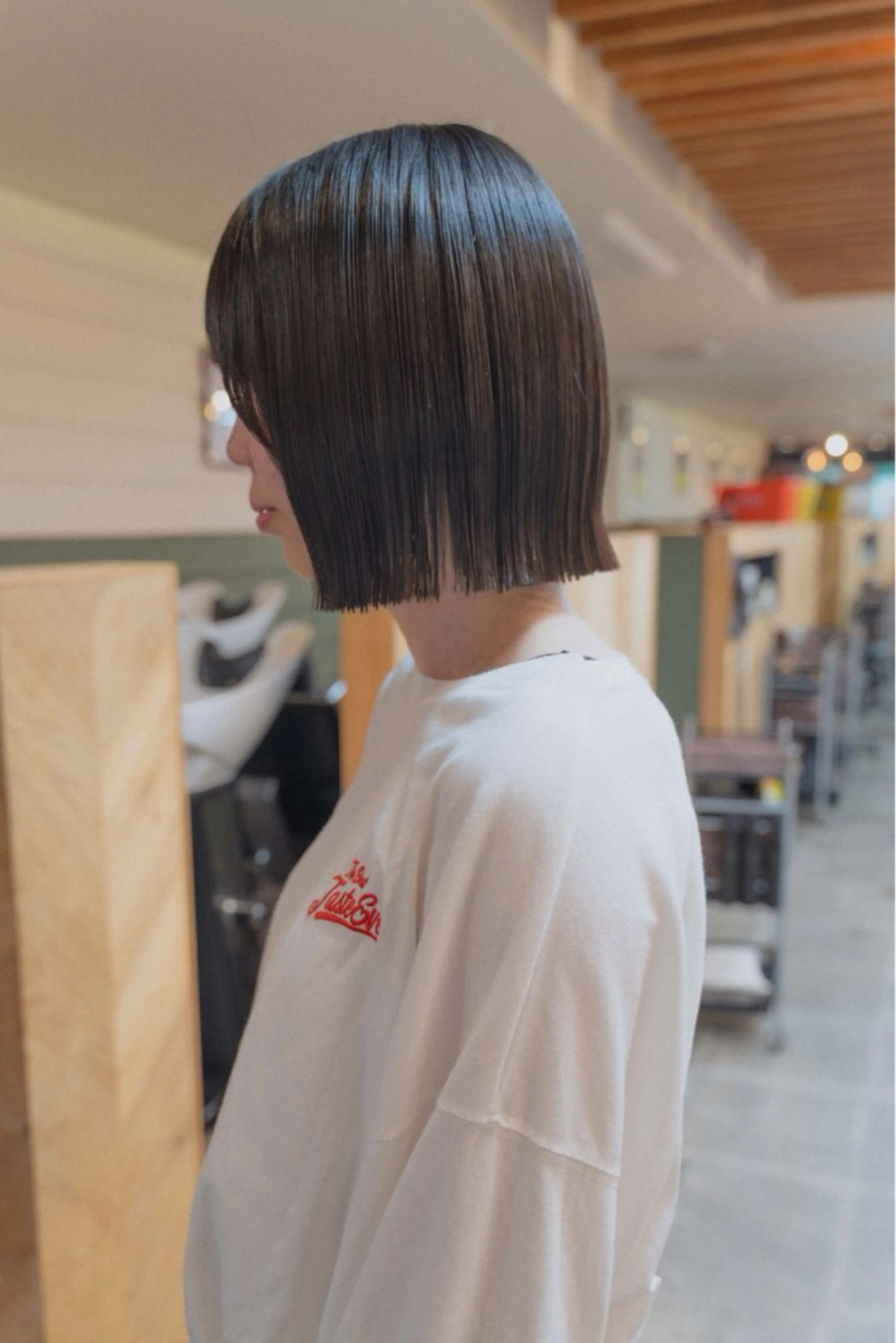 ショート カラー カット 【ボブ】縮毛矯正/ 船橋駅5分/鈴木杏美のヘアスタイル