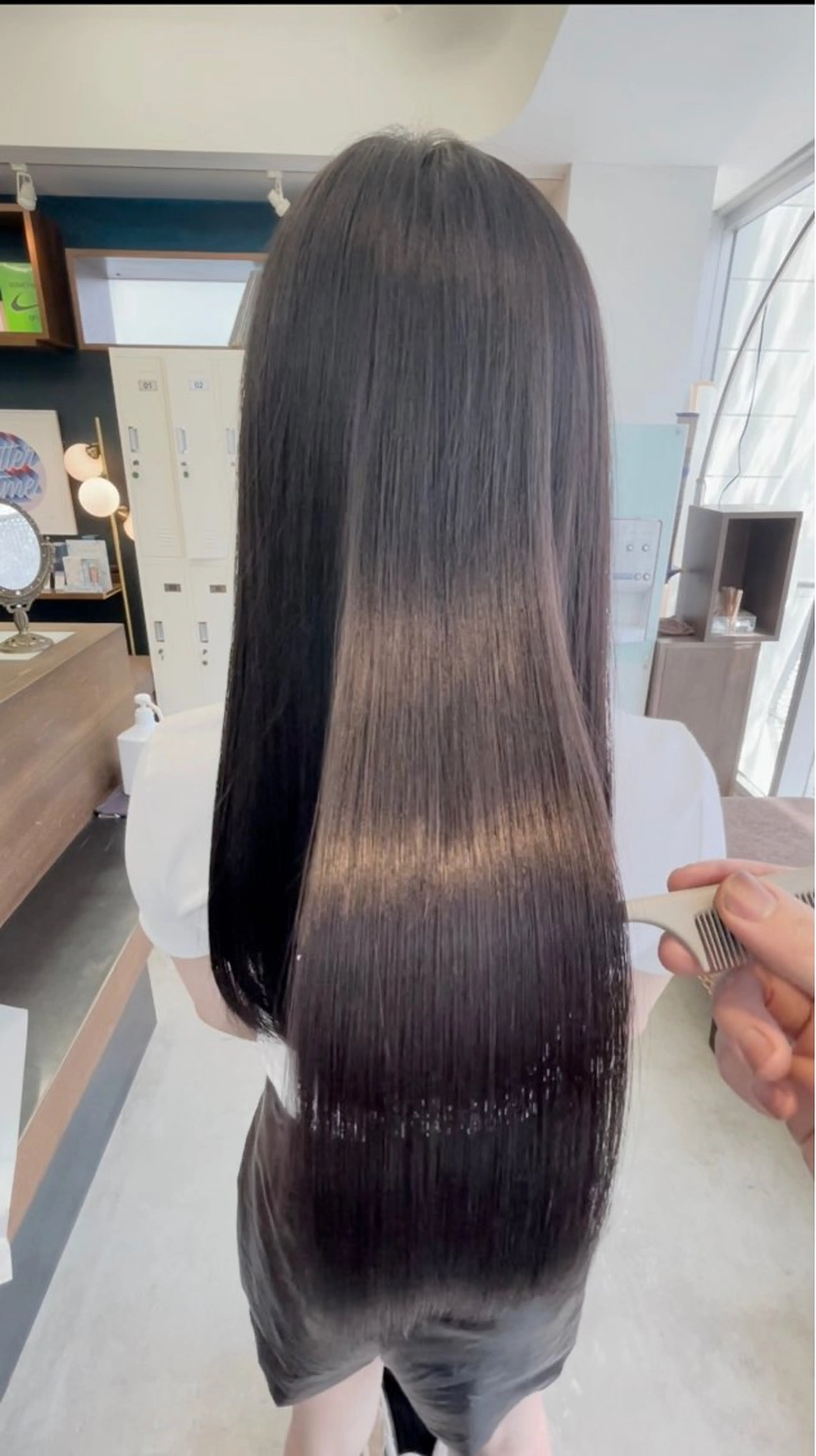 ロング カラー 髪質改善 トリートメント 酸熱トリートメント カット ヘアカラー トリートメント スズキジュンペイ 銀座/髪質改善のヘアスタイル
