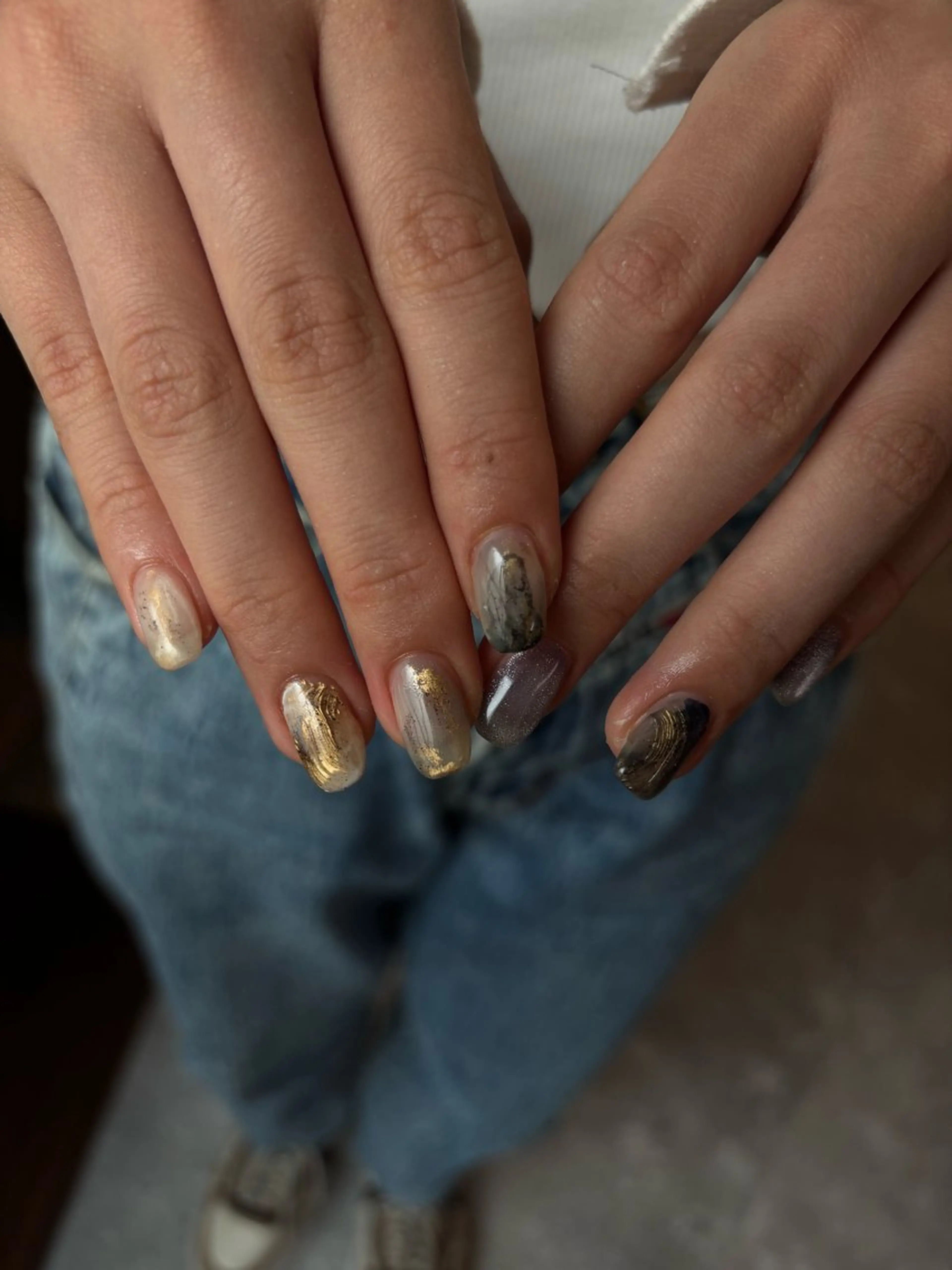 ネイル ハンドネイル 【新宿三丁目】 もえNoël🎨🤍のネイルデザイン