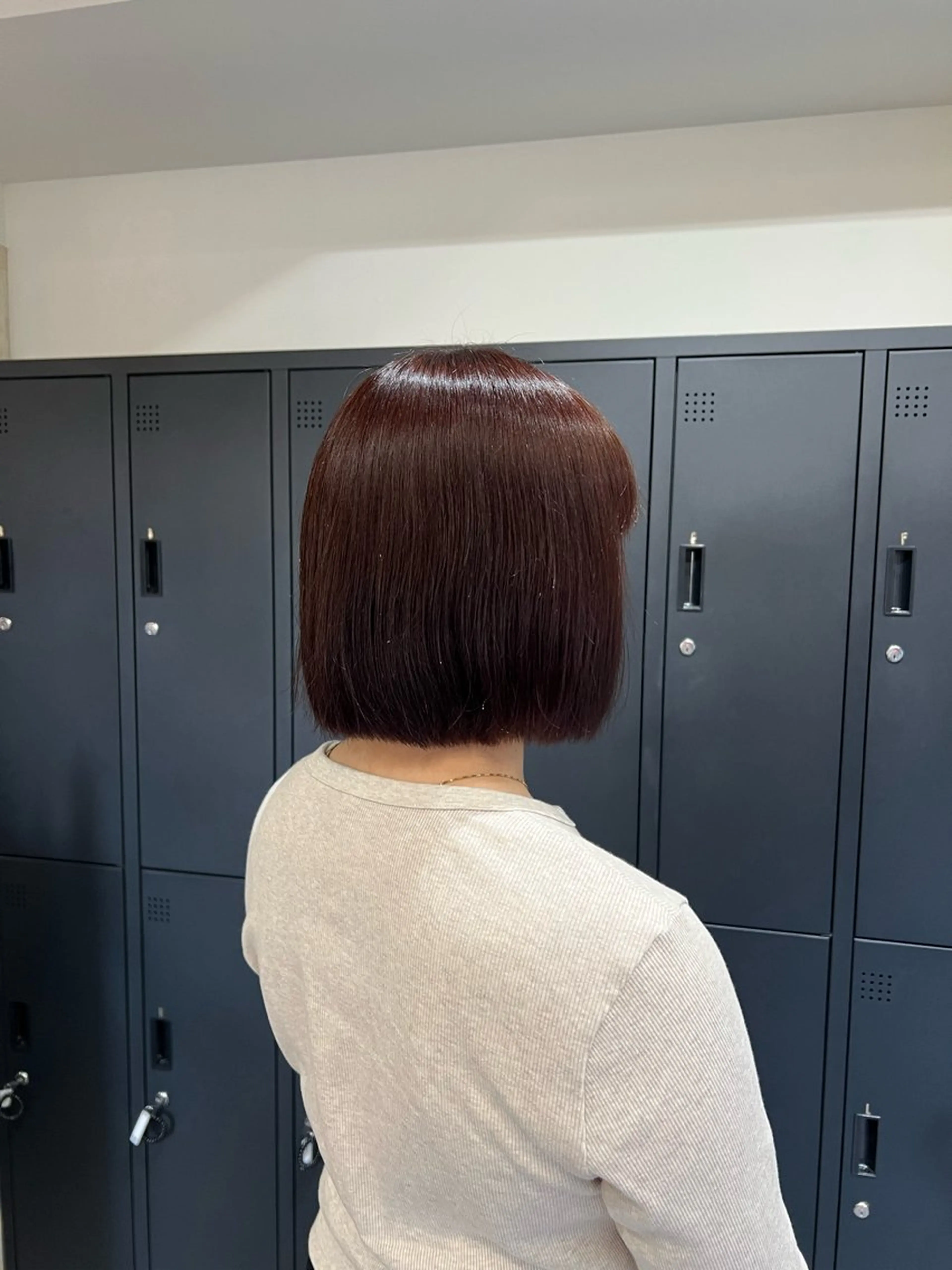 ショート カラー レッドカラー ヘアカラー Aina /カラーモデル🎨のヘアスタイル