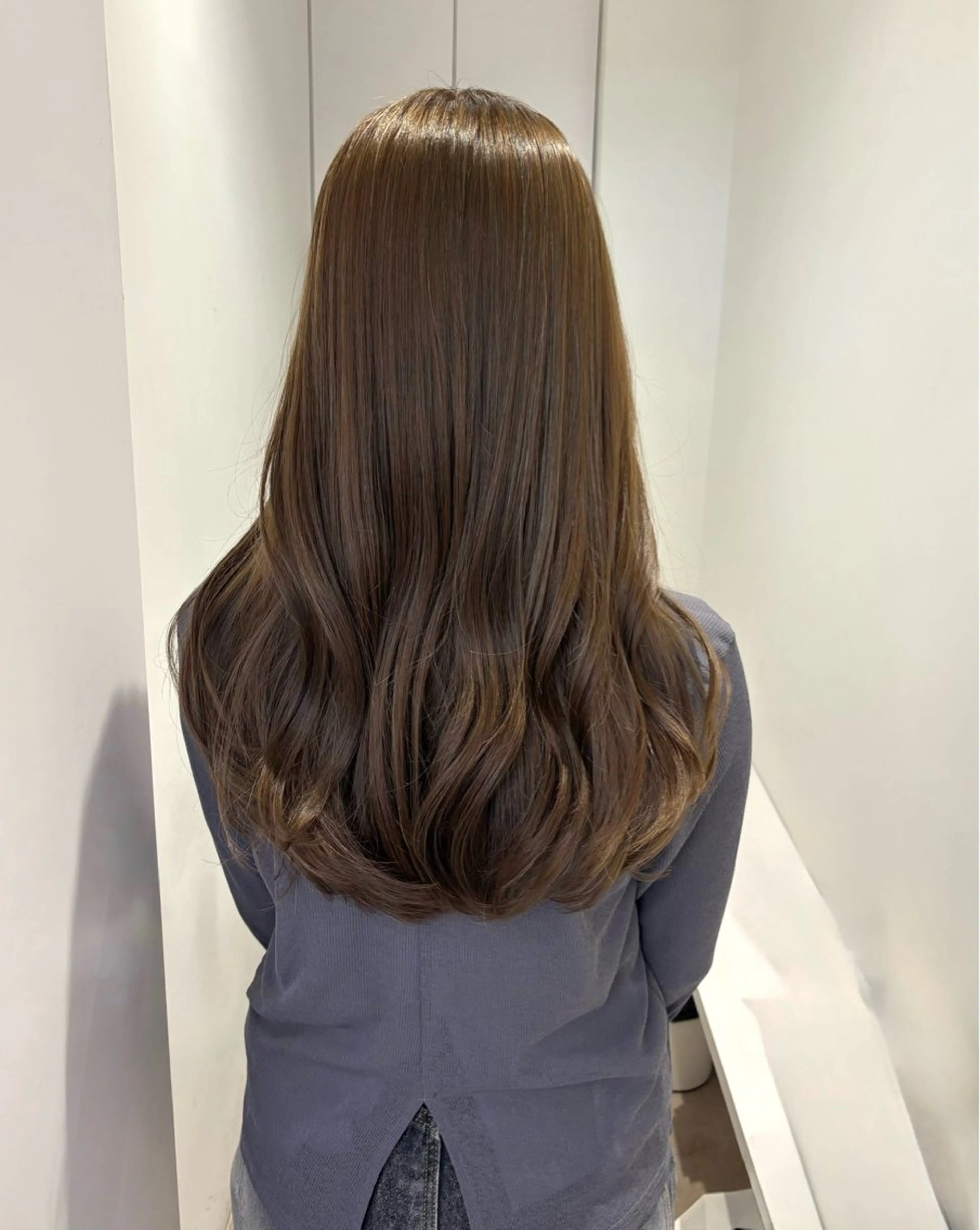 ロング カラー ベージュカラー カット ヘアカラー トリートメント 透明感カラー🫧 nanohaのヘアスタイル