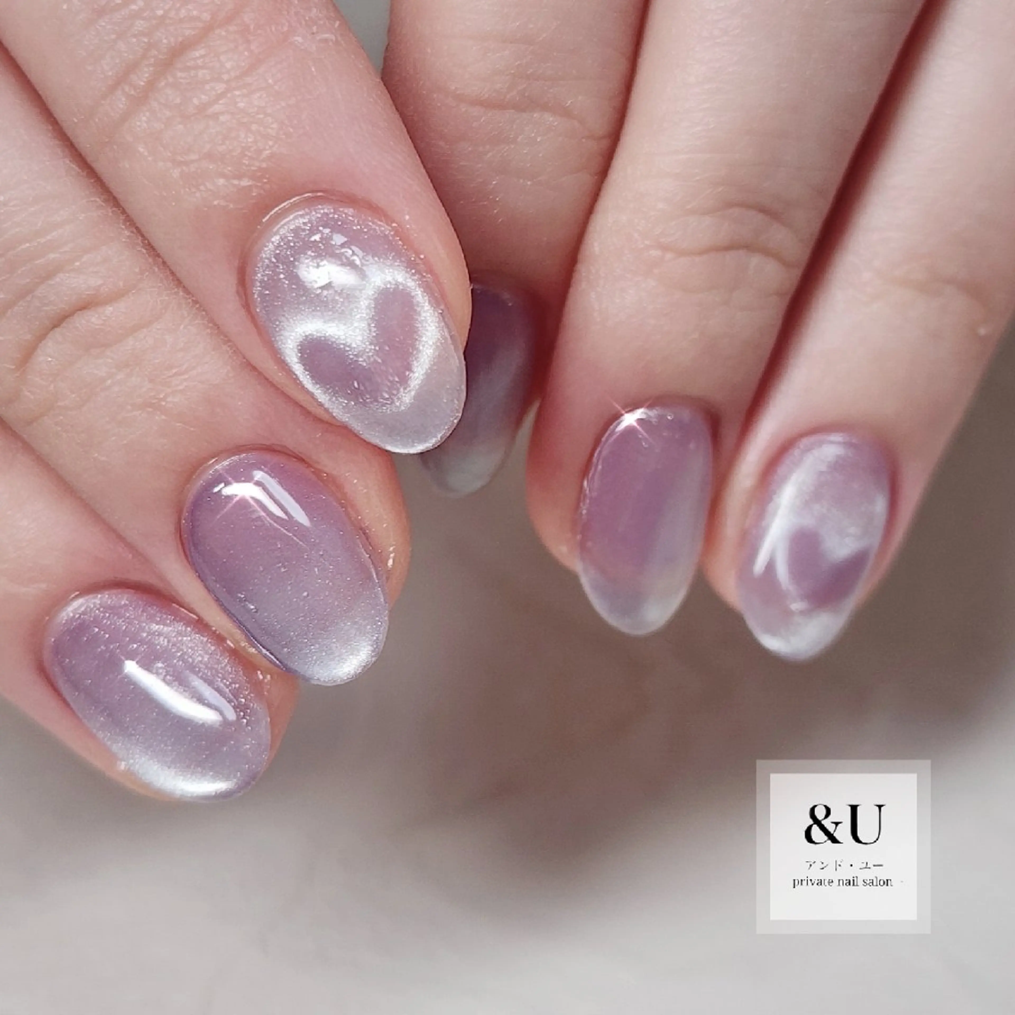 角度で浮き出る︎🤍ハートマグネット︎🤍 【マグネットワンカラー10本】の写真