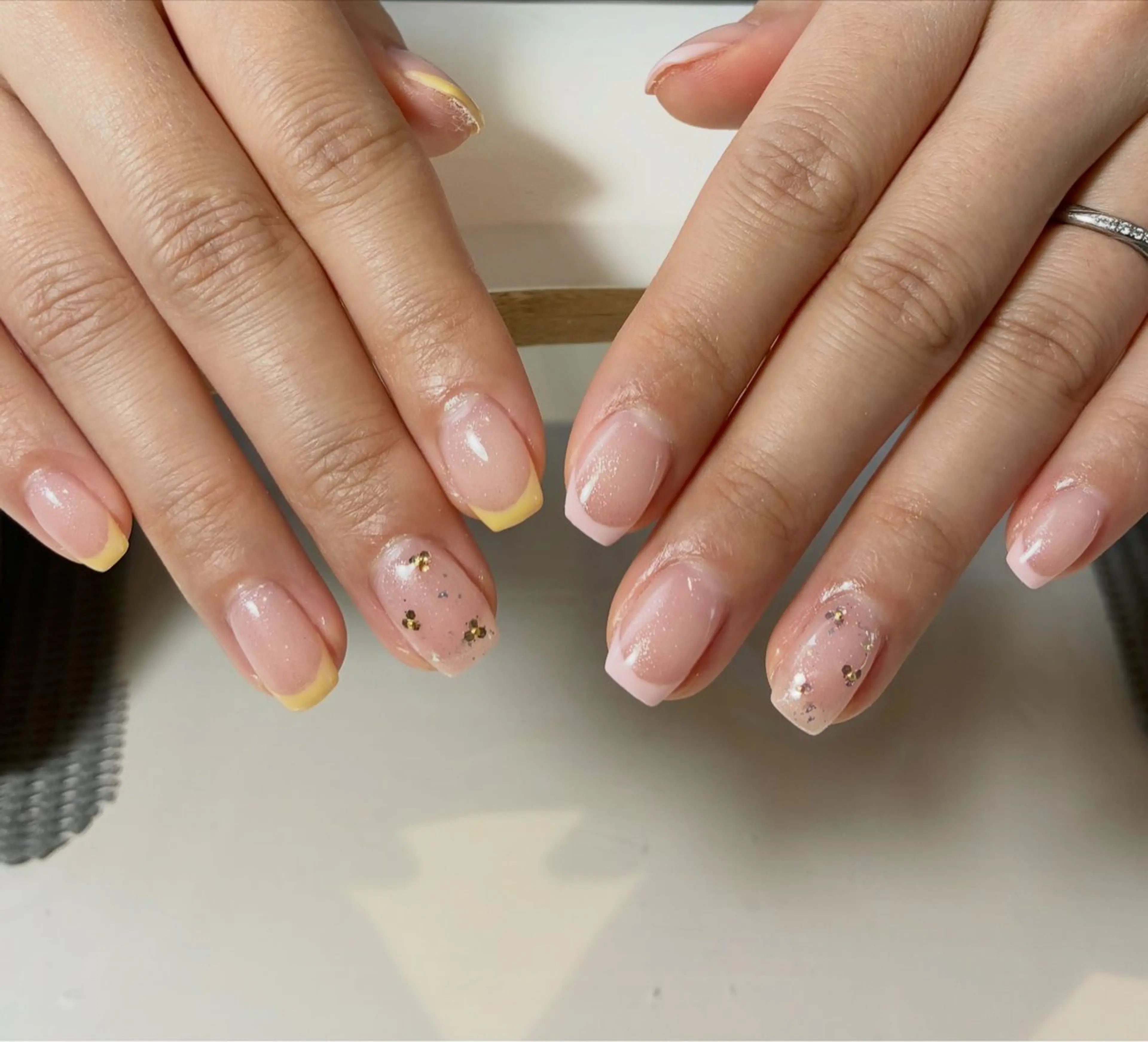 ネイル フレンチネイル 春ネイル milimili アンナのネイルデザイン