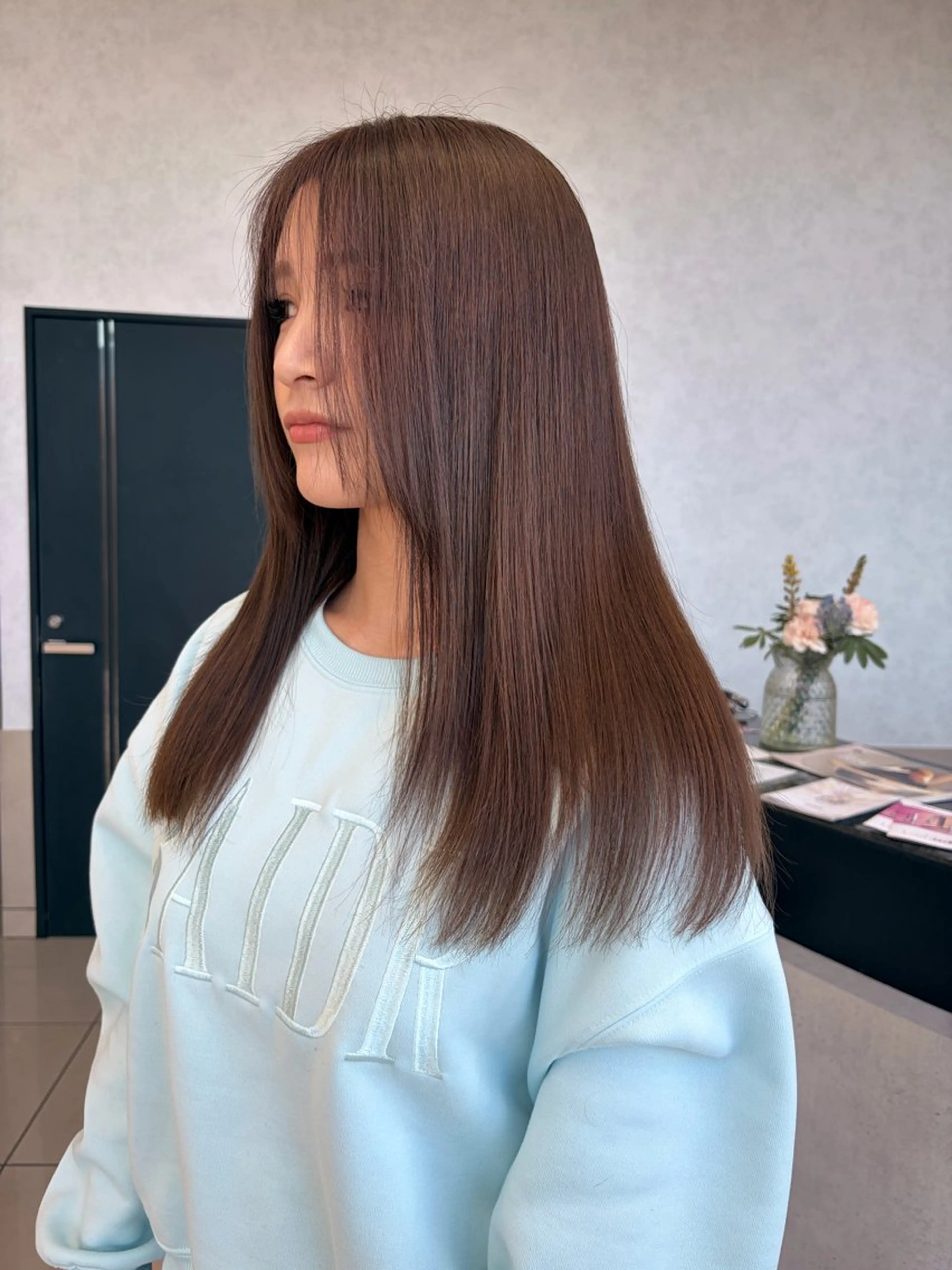 ロング カラー ブリーチ ブラウンカラー チョコレートブラウン ヘアカラー 🫧ヒシダアキ taboo.i🫧のヘアスタイル