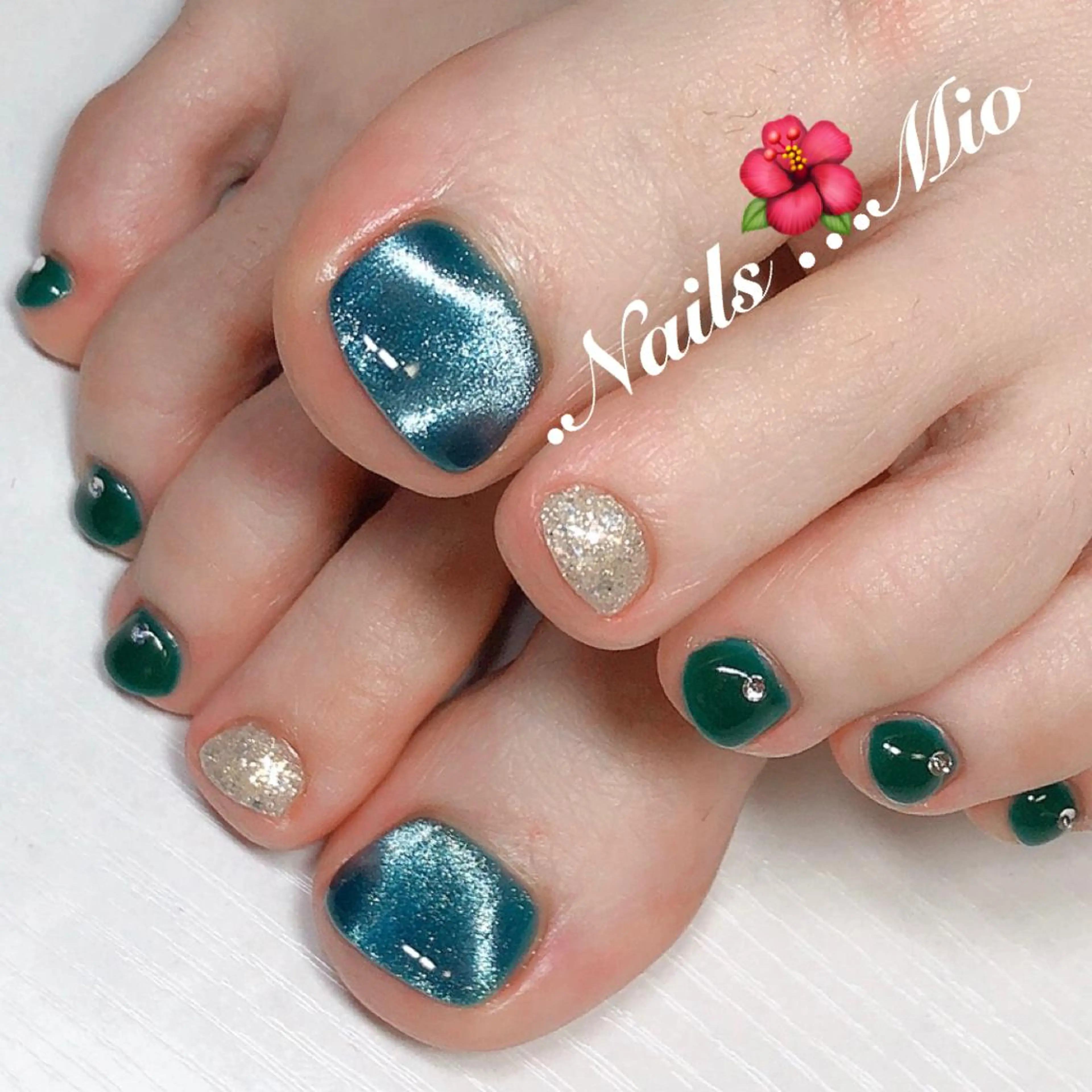 ネイル フットネイル .Nails Mio 赤羽西ネイルサロンのネイルデザイン