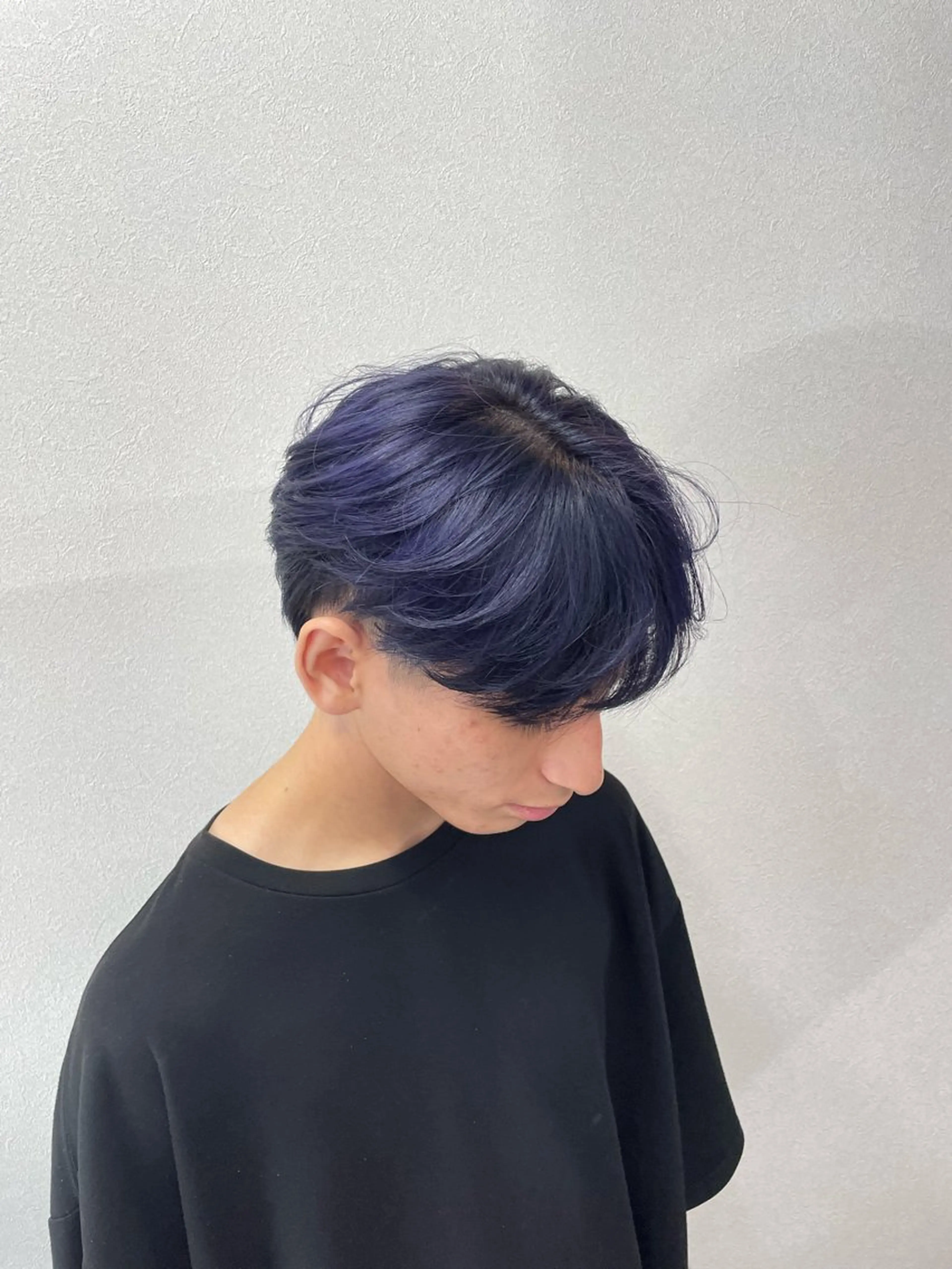 ショート カラー メンズ カット ヘアカラー トリートメント メンズ韓国ヘア👹 KAJIのヘアスタイル