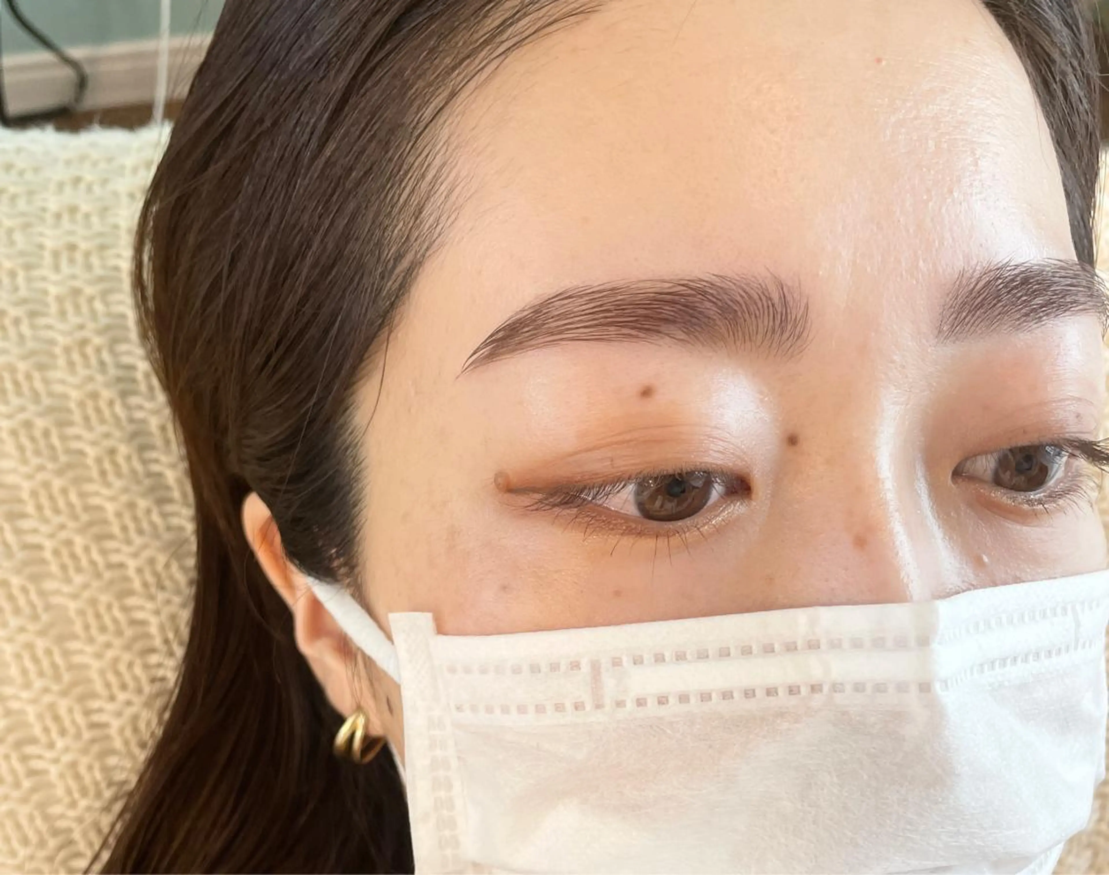 アイブロウ ワックス脱毛 眉カット osaki .のマツエク・マツパデザイン