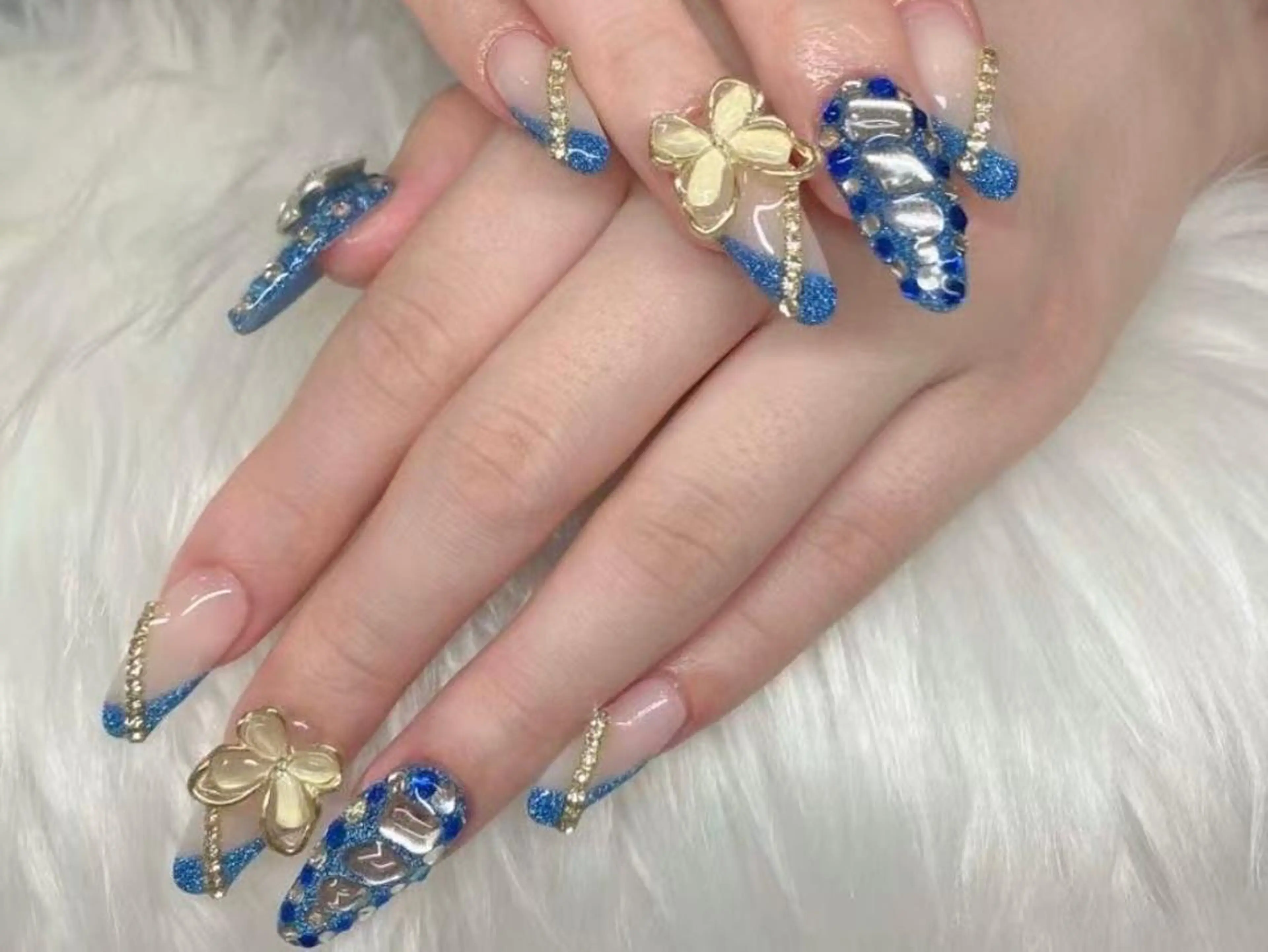 ネイル ハンドネイル ハンドケア Hana Bloom Nail💜Akiのネイルデザイン