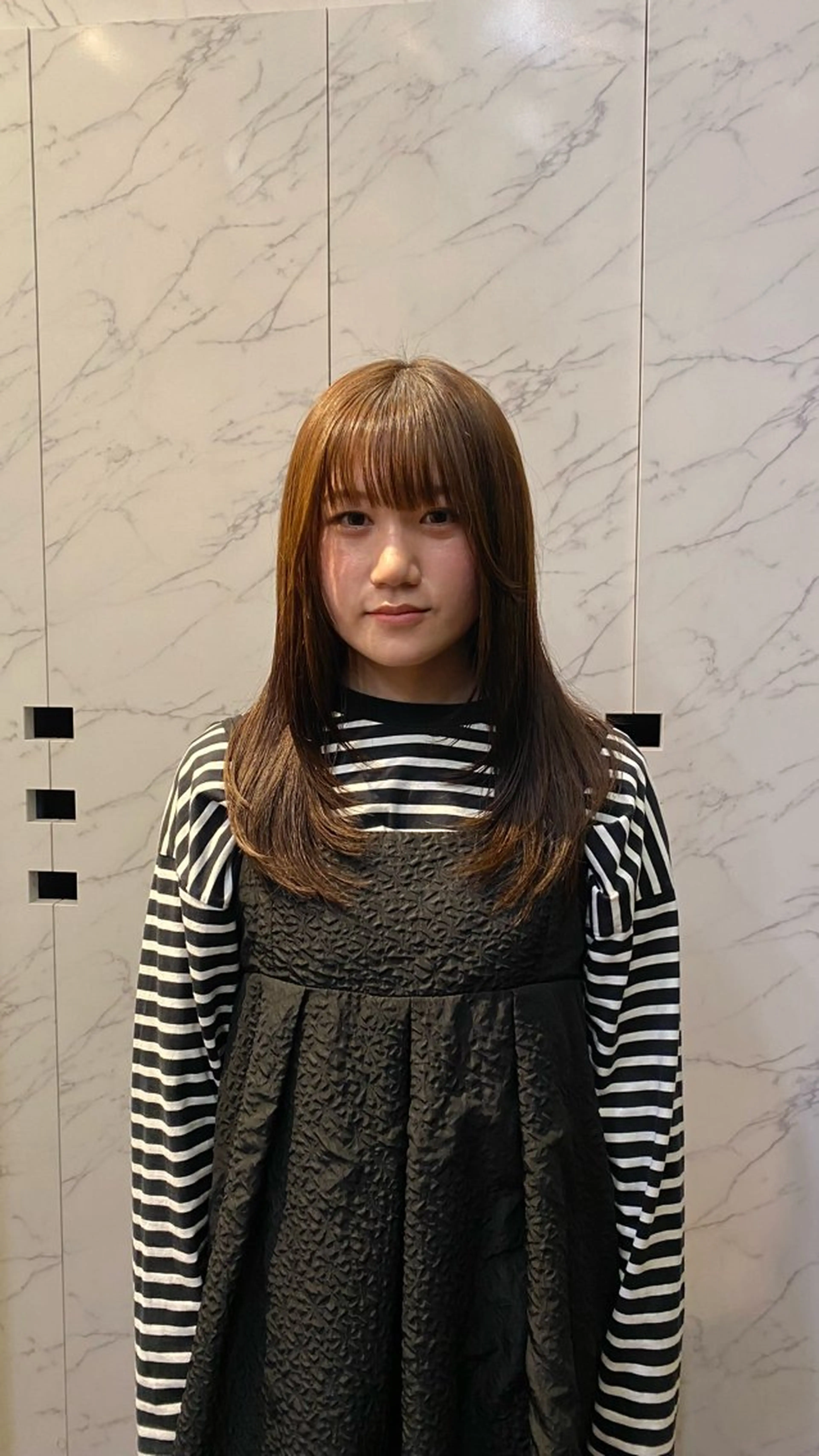 ロング マツザキ マナトのヘアスタイル