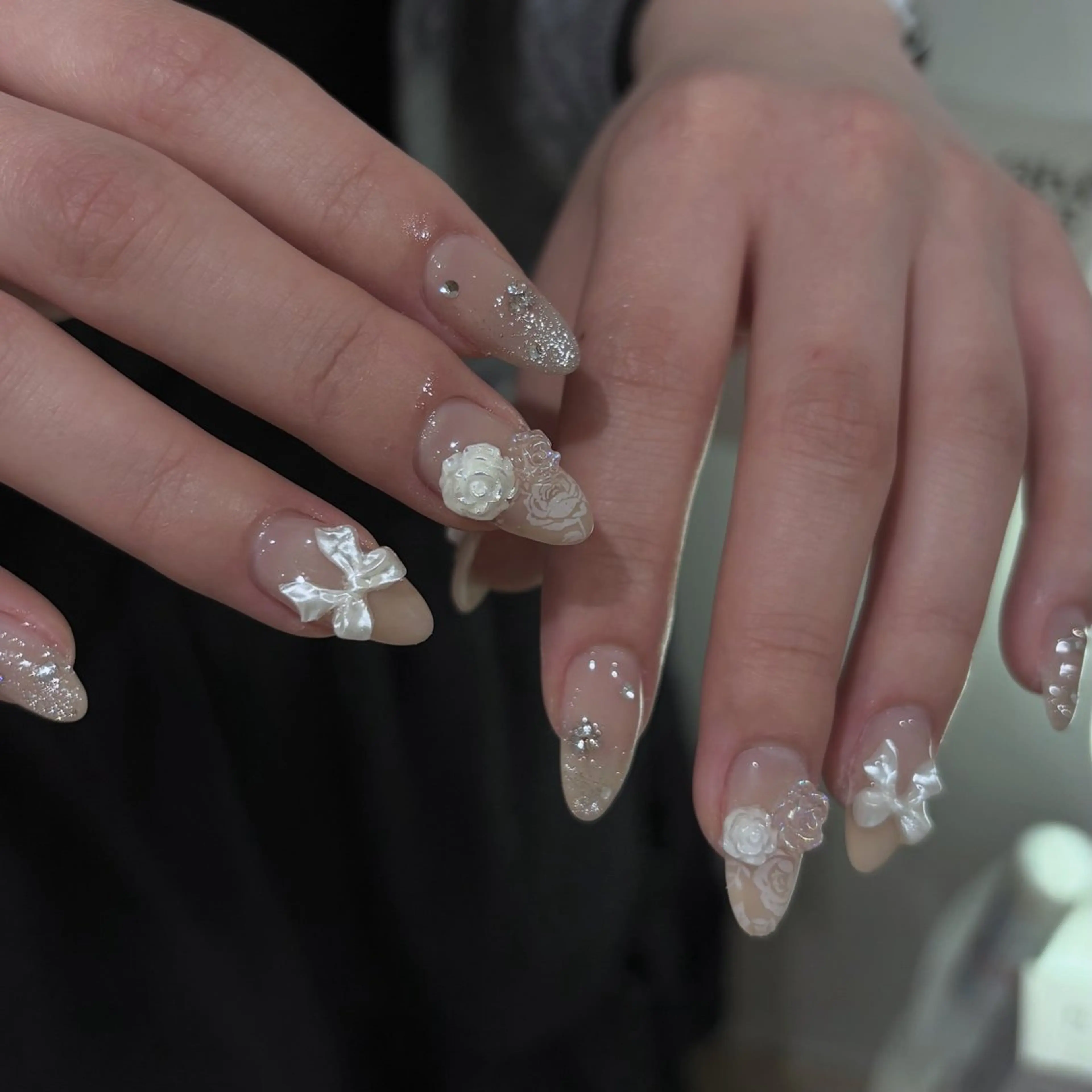 ネイル 韓国ワンホンネイル 🐈‍⬛natsuのネイルデザイン