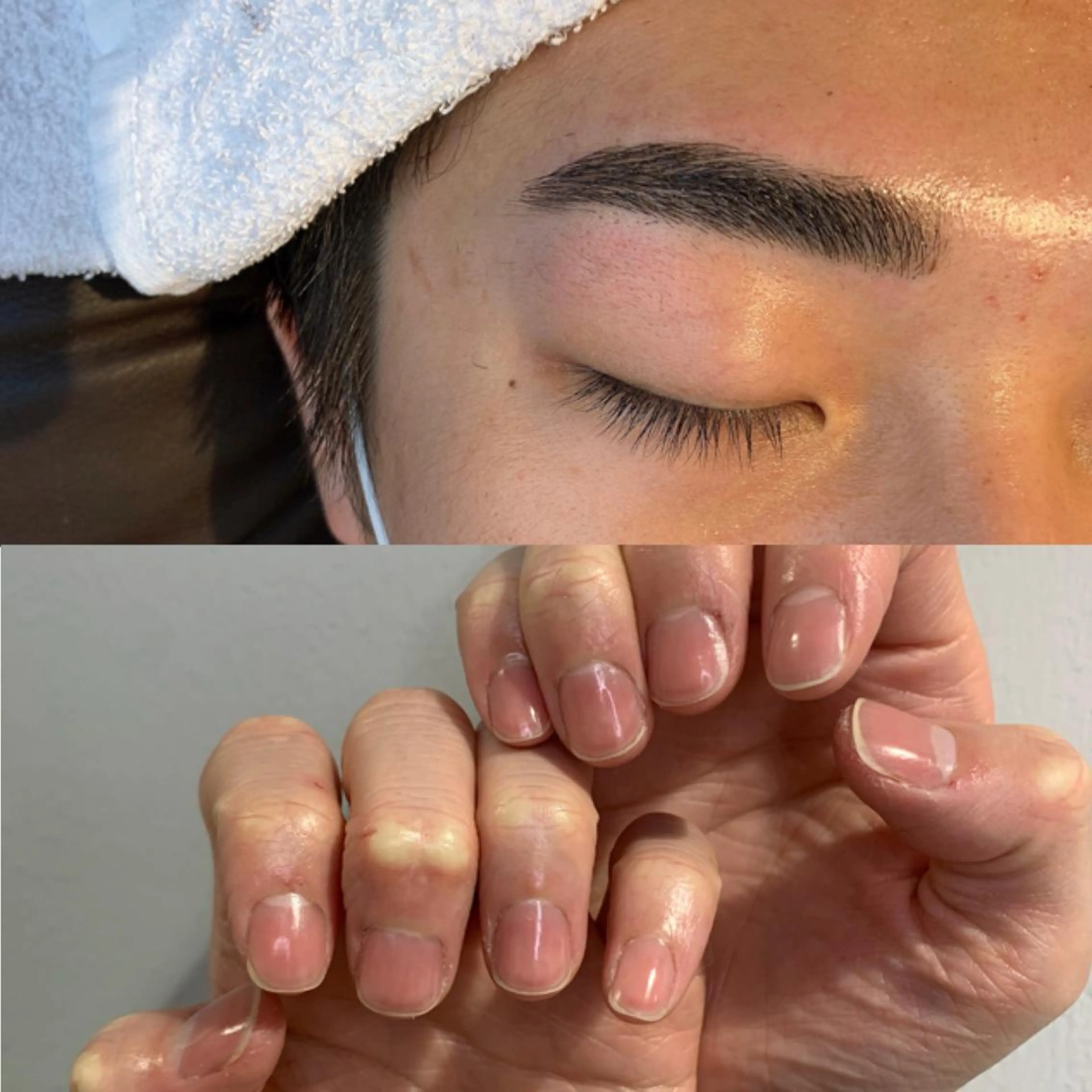 【セットプラン】✨メンズ眉毛ワックス＋ネイルケア✨の写真