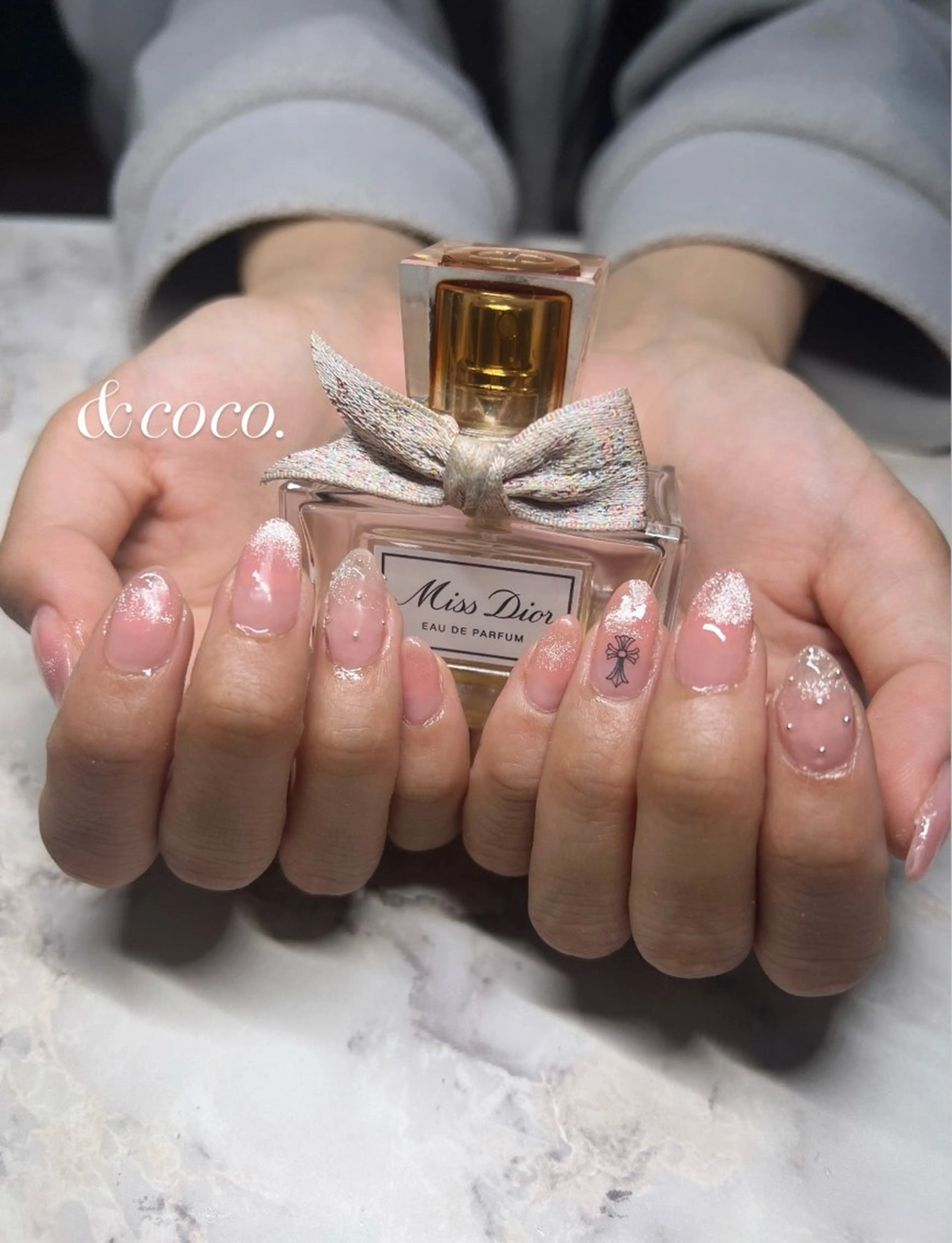 ネイル 長さ出し マグネットネイル ハンドネイル ハンドケア ＆ coco.のネイルデザイン