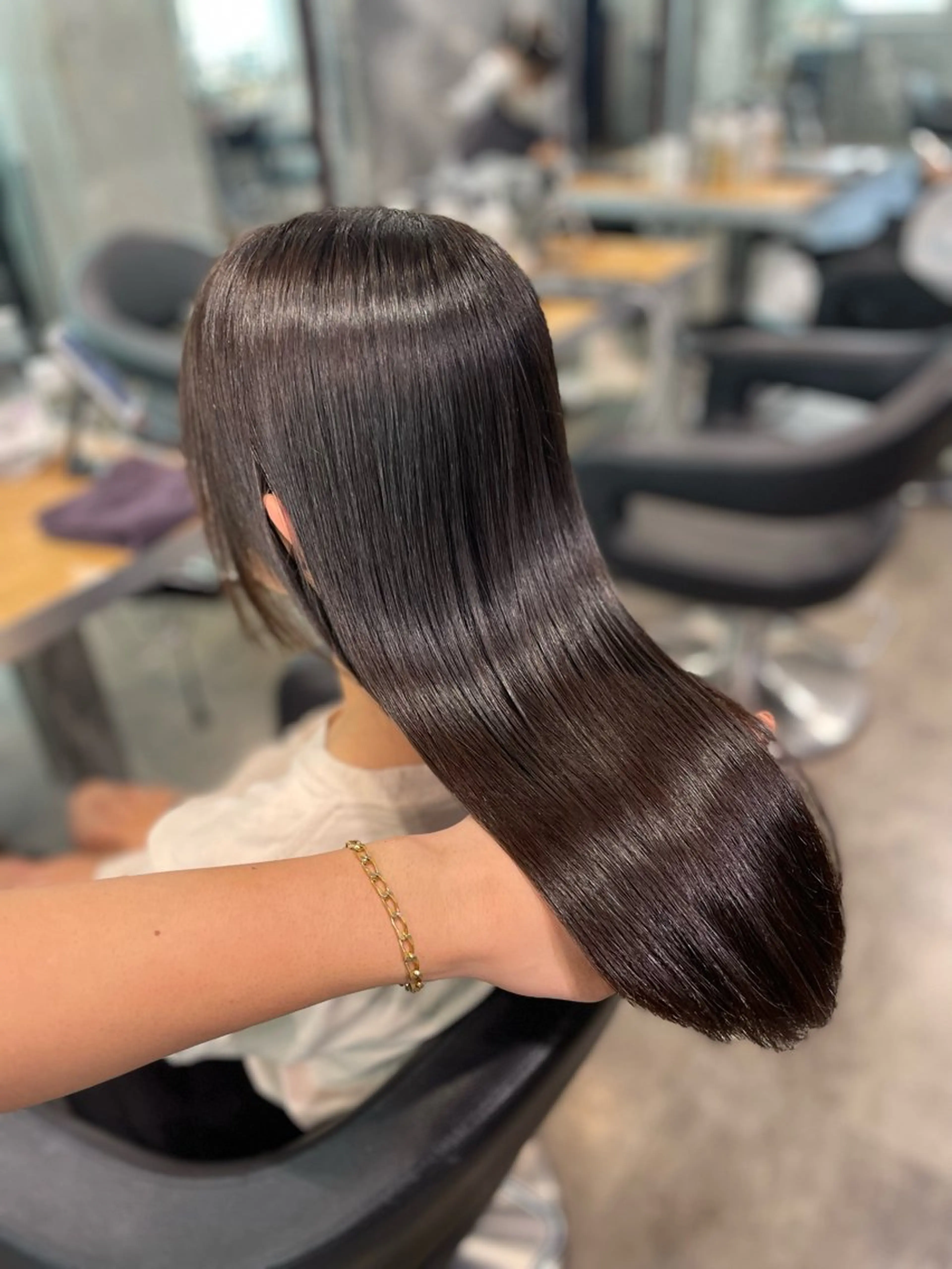 セミロング カラー 艶髪/透明感🪽 DISCO🪽のヘアスタイル