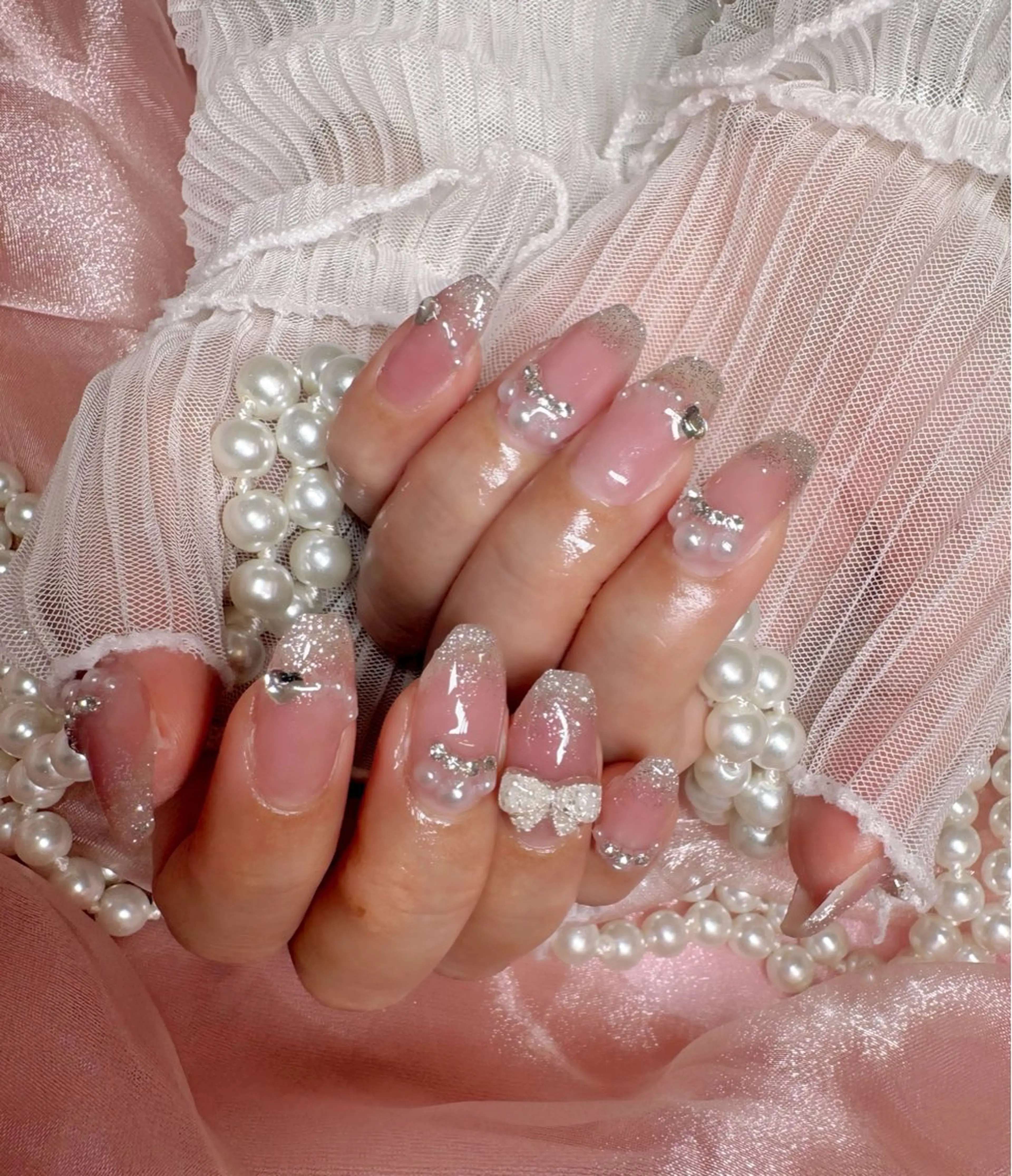 ネイル ラメ(グリッター) ハンドネイル Nail Salon macherieのネイルデザイン